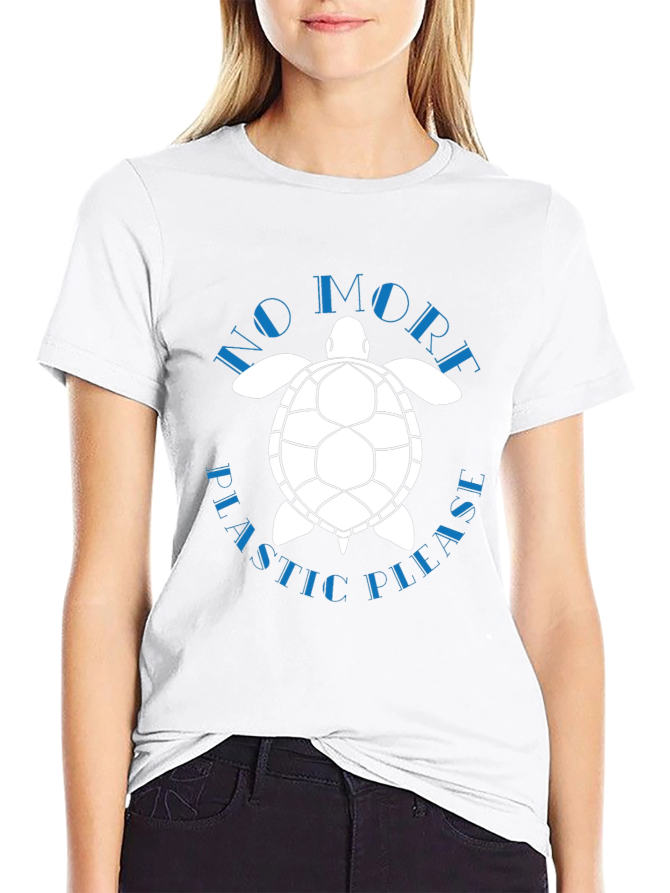 Eco-Friendly Turtle Graphic T-Shirt