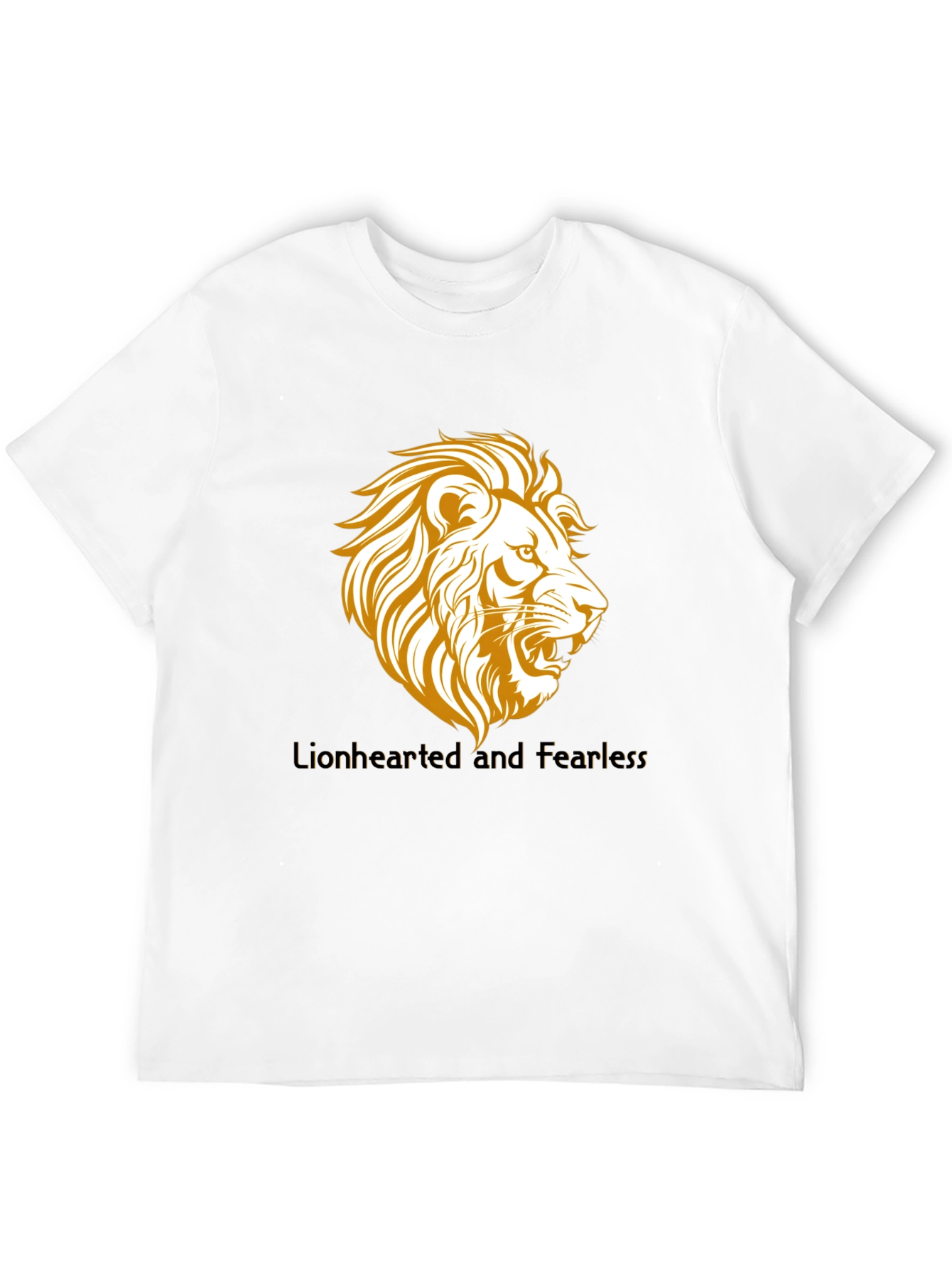 Lionhearted and Fearless Black T-Shirt