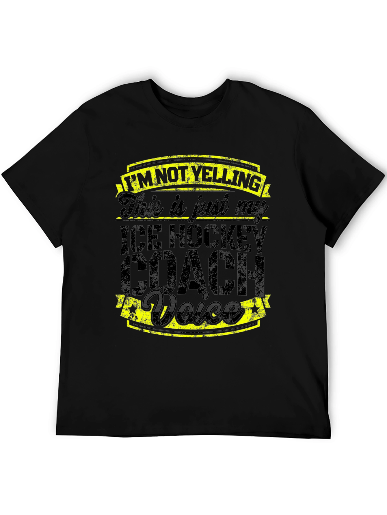 Ice Hockey Coach Voice T-Shirt - Funny Coach Tee