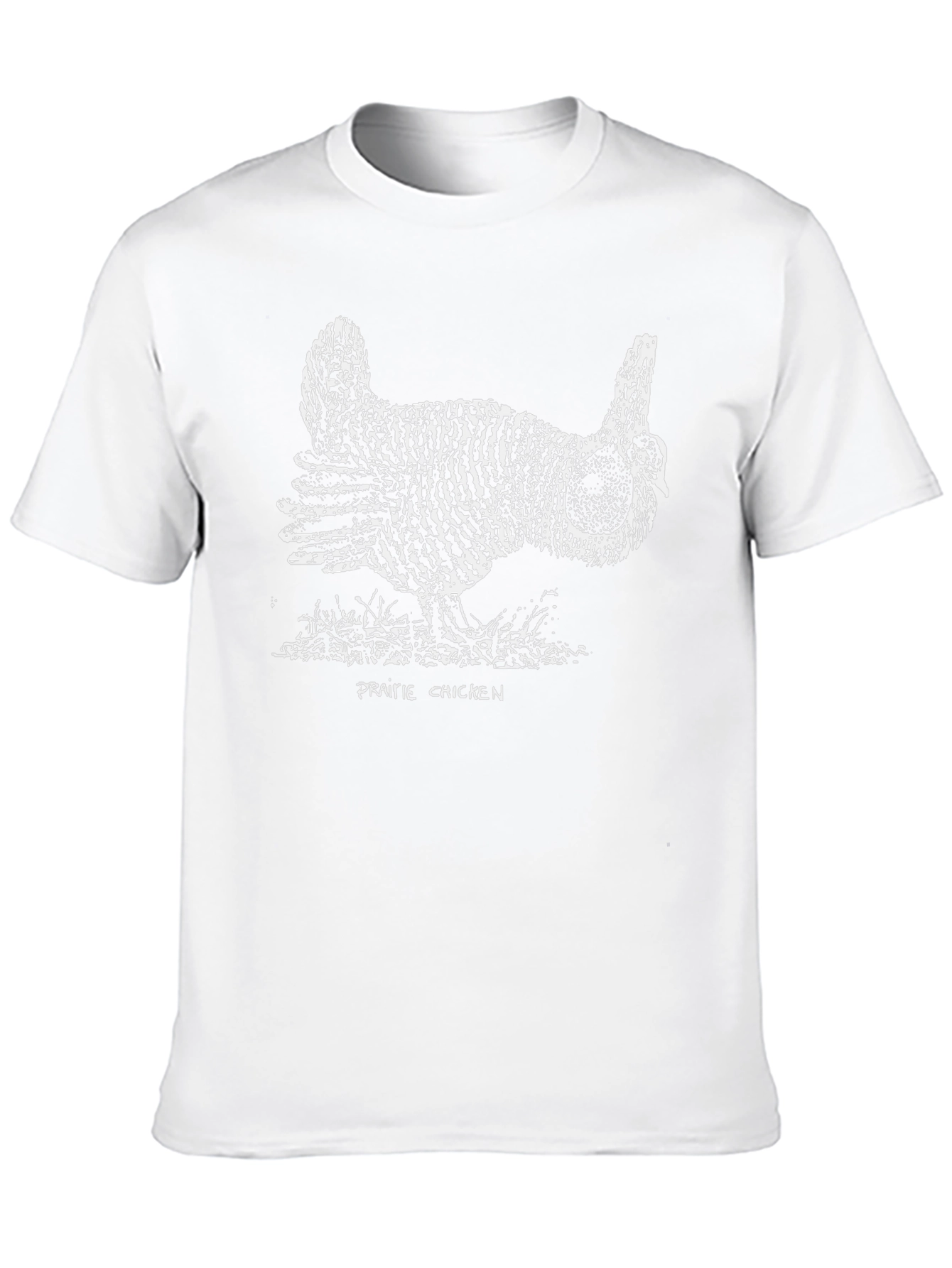 Prairie Chicken Graphic T-Shirt - Black