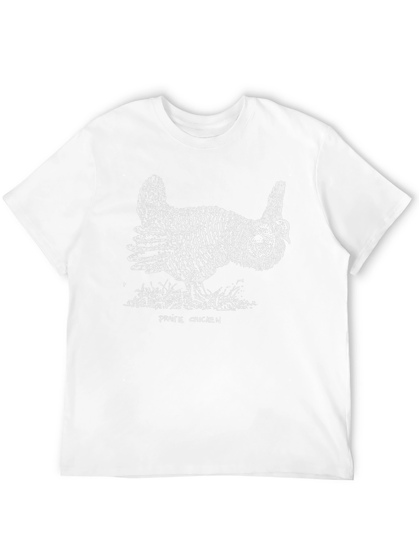 Prairie Chicken Graphic T-Shirt - Black