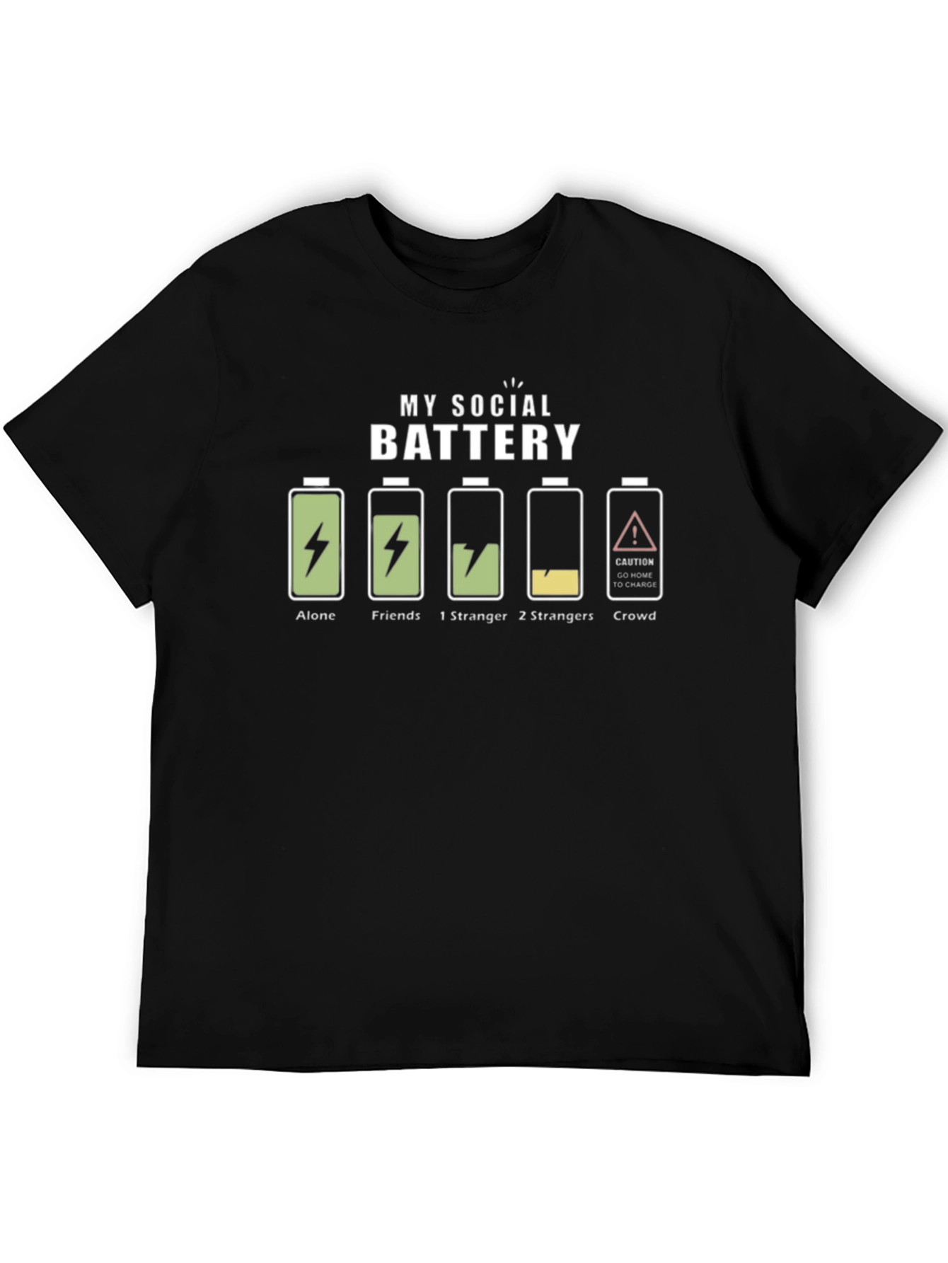 My Social Battery T-Shirt - Introvert Humor