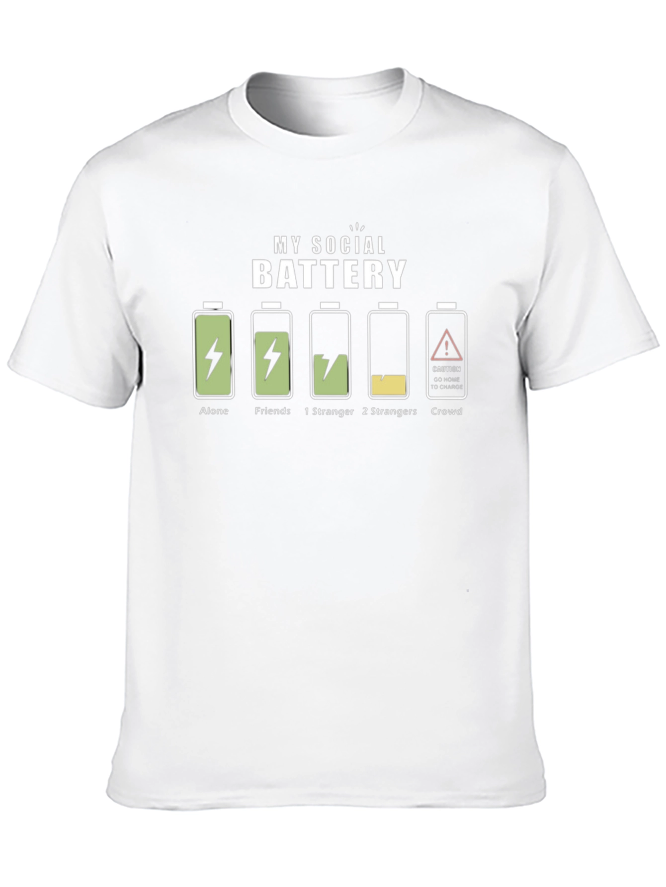 My Social Battery T-Shirt - Introvert Humor