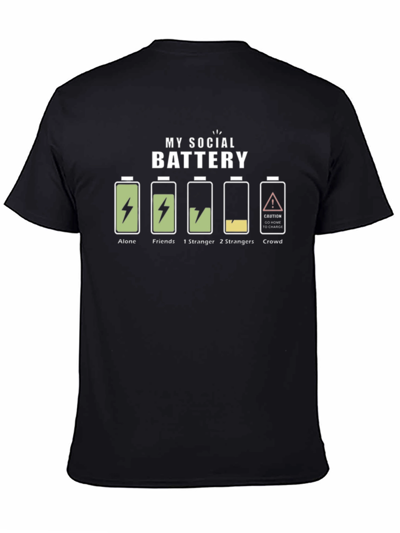 My Social Battery T-Shirt - Introvert Humor
