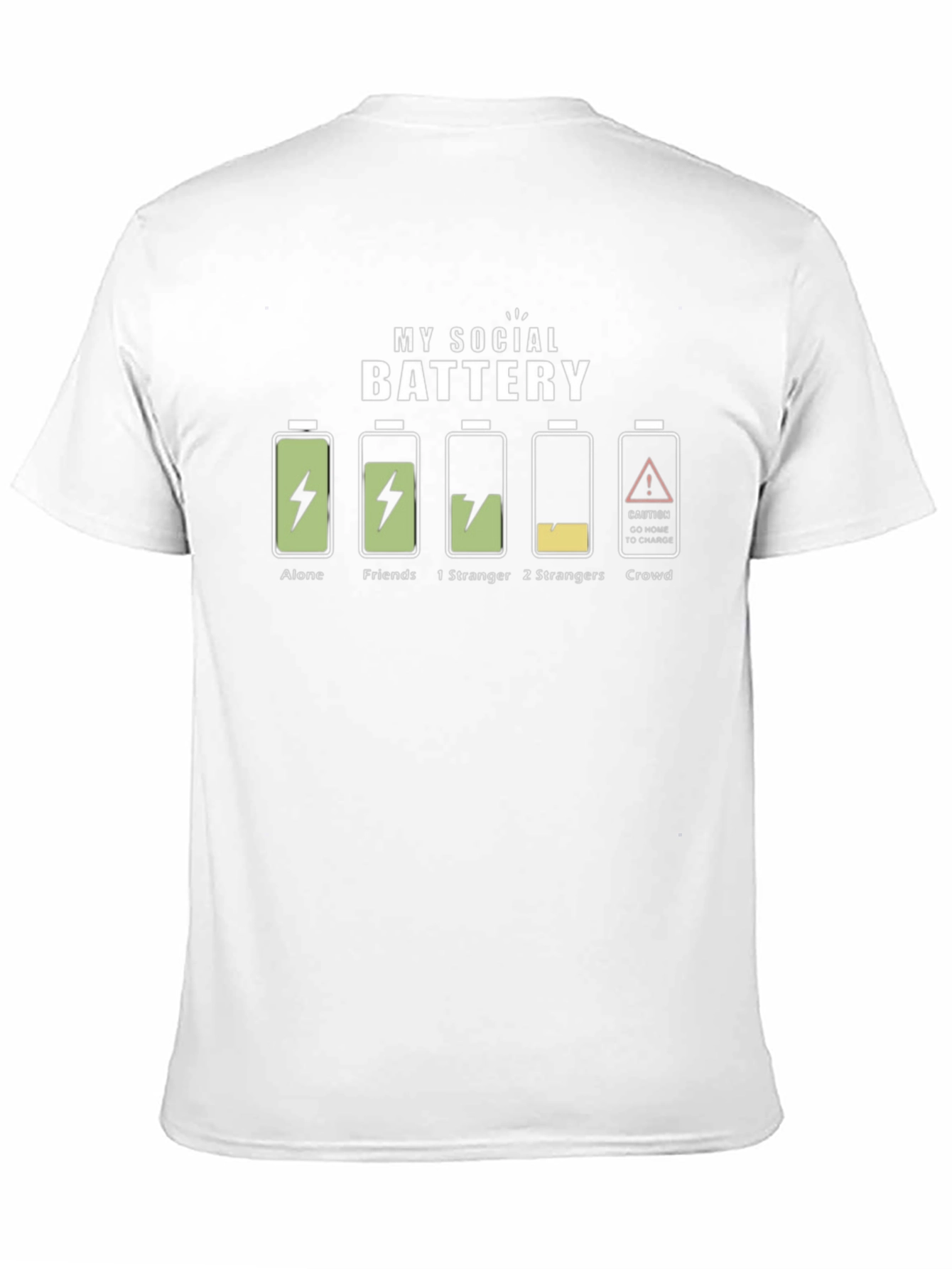 My Social Battery T-Shirt - Introvert Humor