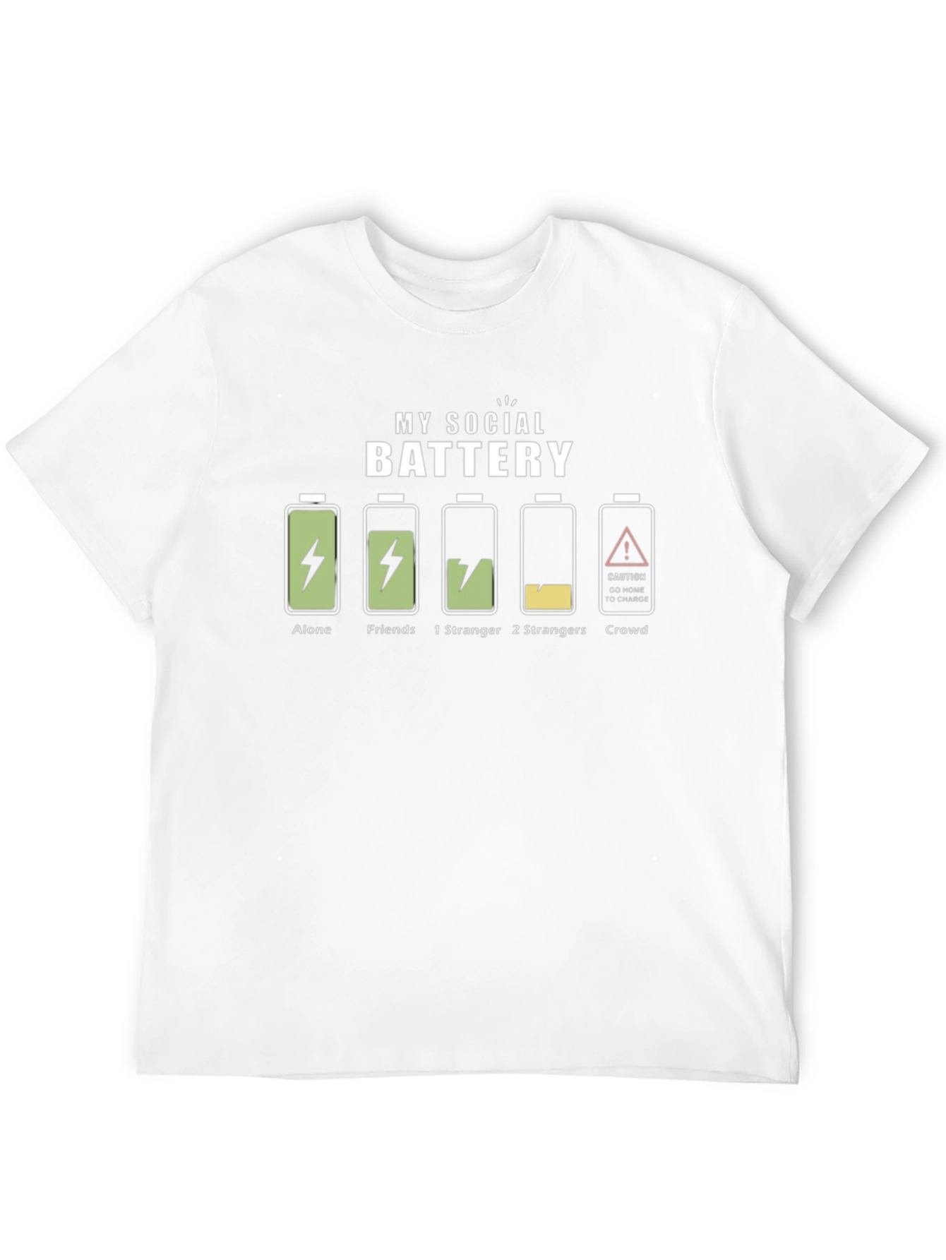 My Social Battery T-Shirt - Introvert Humor