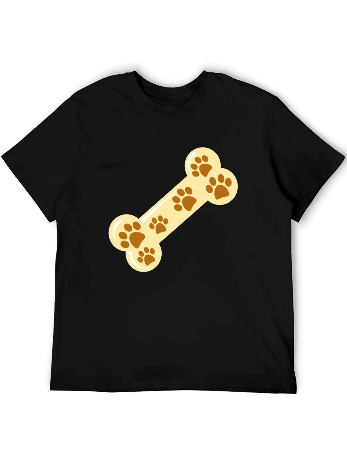 Paw Print Dog Bone Graphic Tee