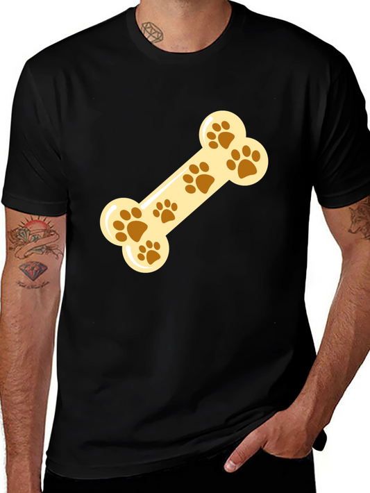 Paw Print Dog Bone Graphic Tee