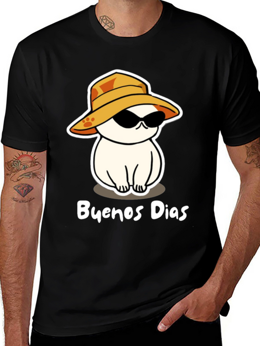 Cool Cat Buenos Dias Graphic Tee