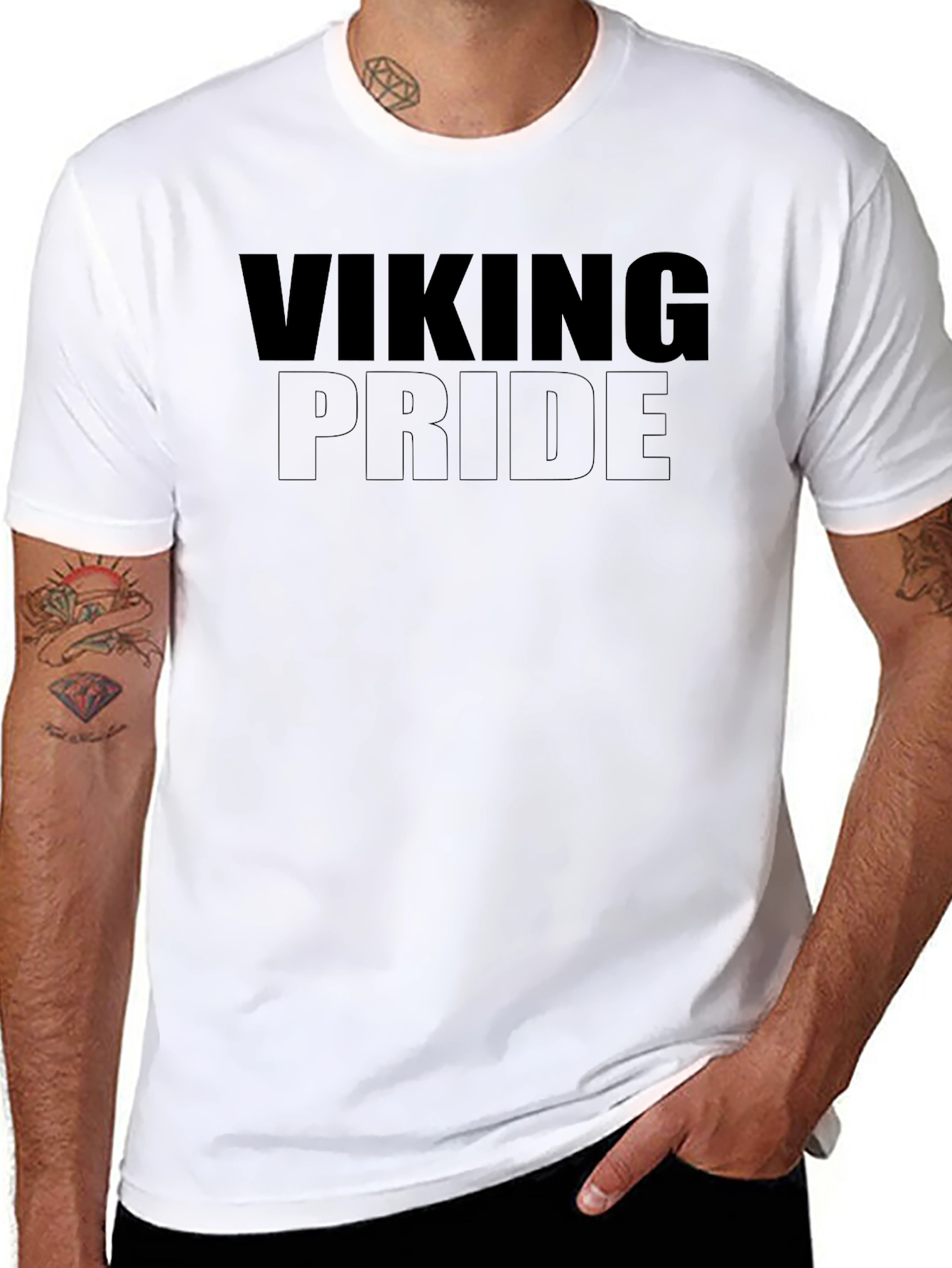 Viking Pride T-Shirt - Black Graphic Tee