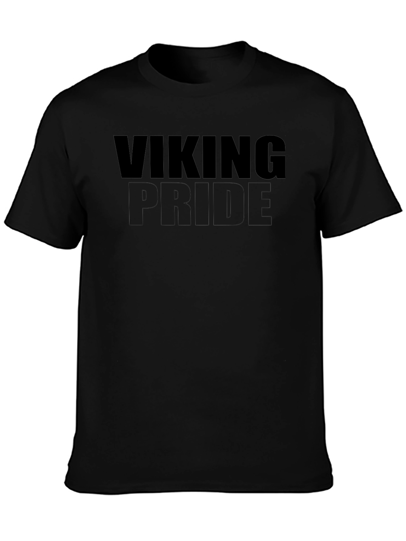 Viking Pride T-Shirt - Black Graphic Tee