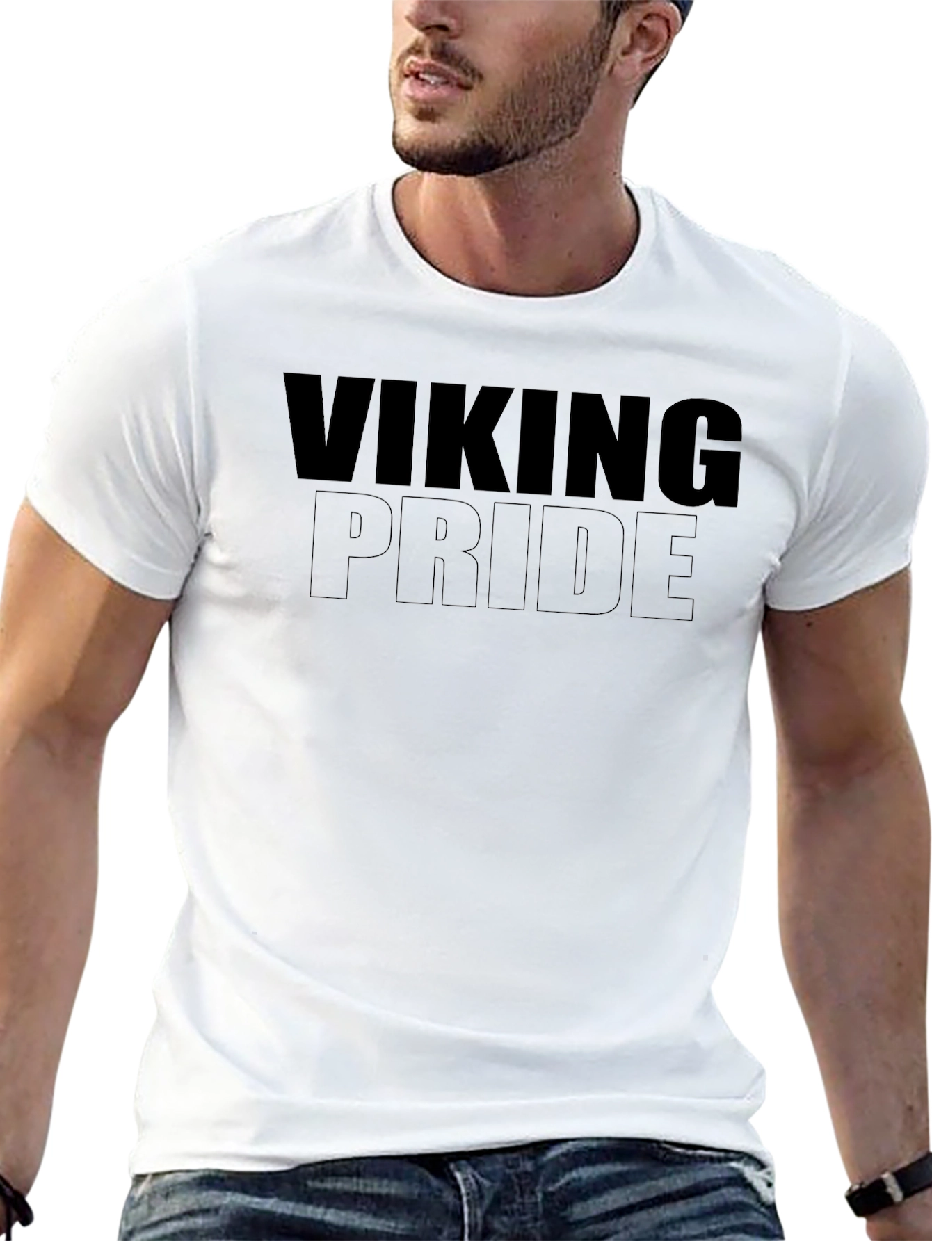 Viking Pride T-Shirt - Black Graphic Tee