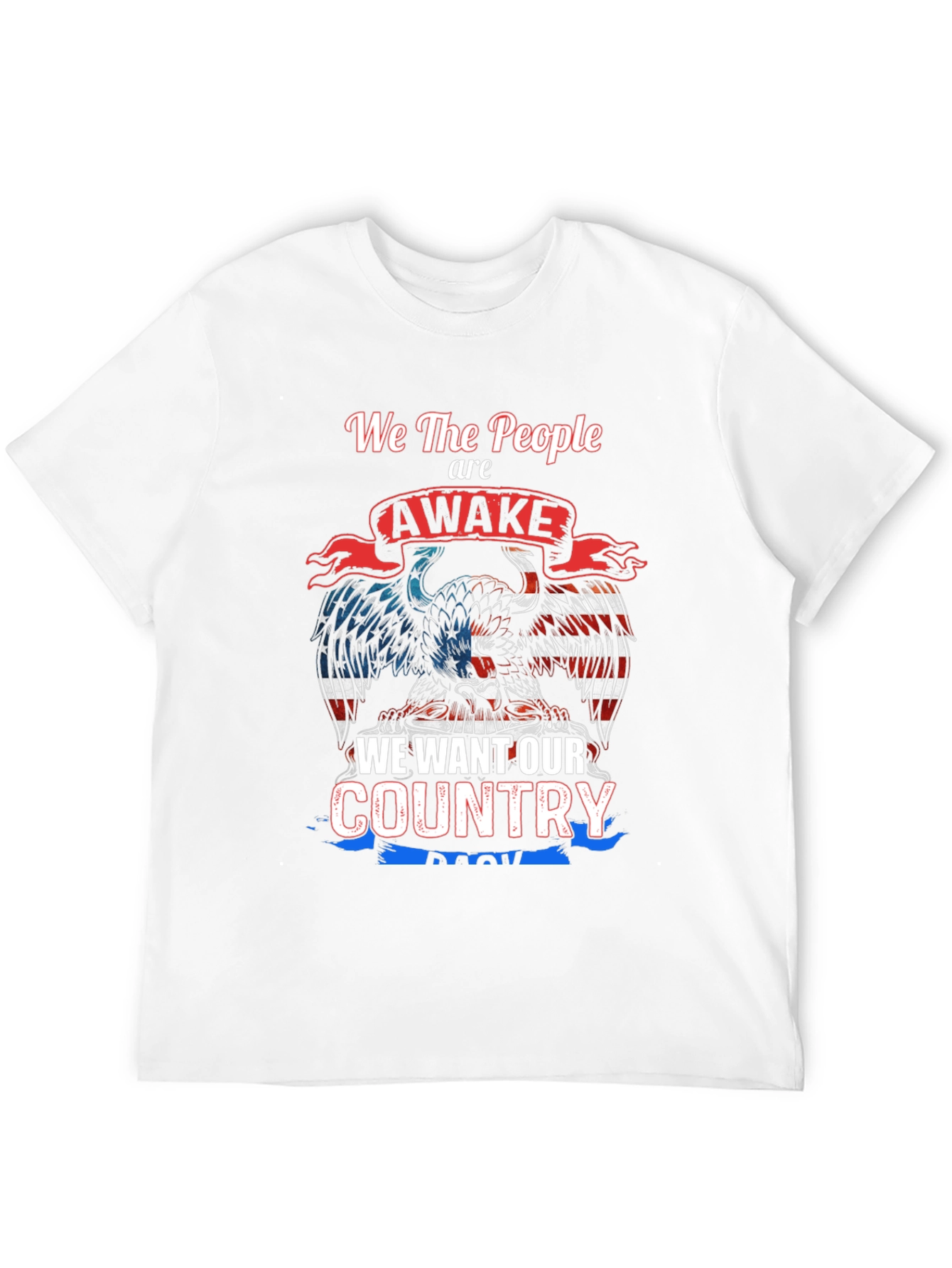Patriotic Eagle T-Shirt - We The People Are Awake