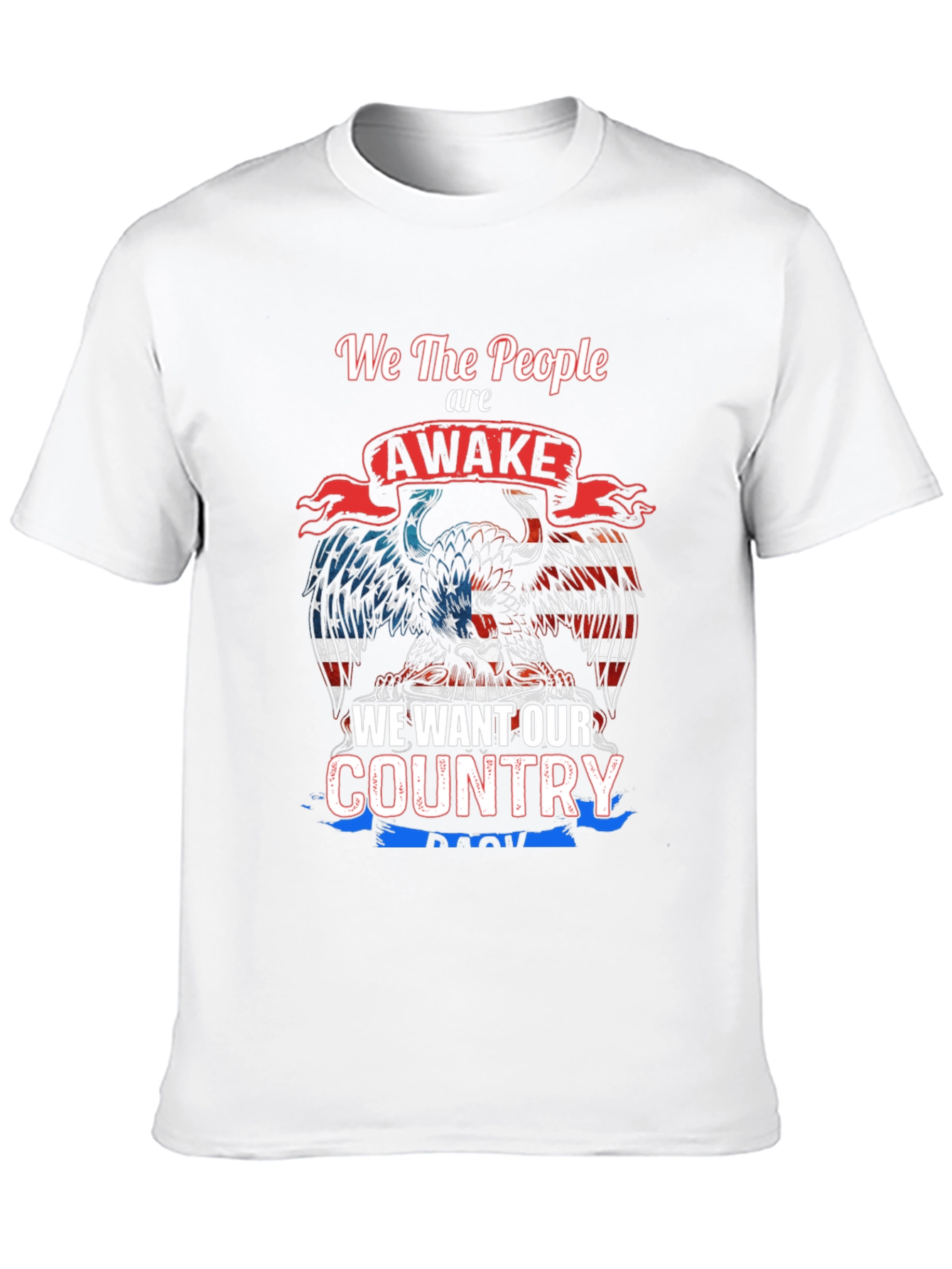Patriotic Eagle T-Shirt - We The People Are Awake