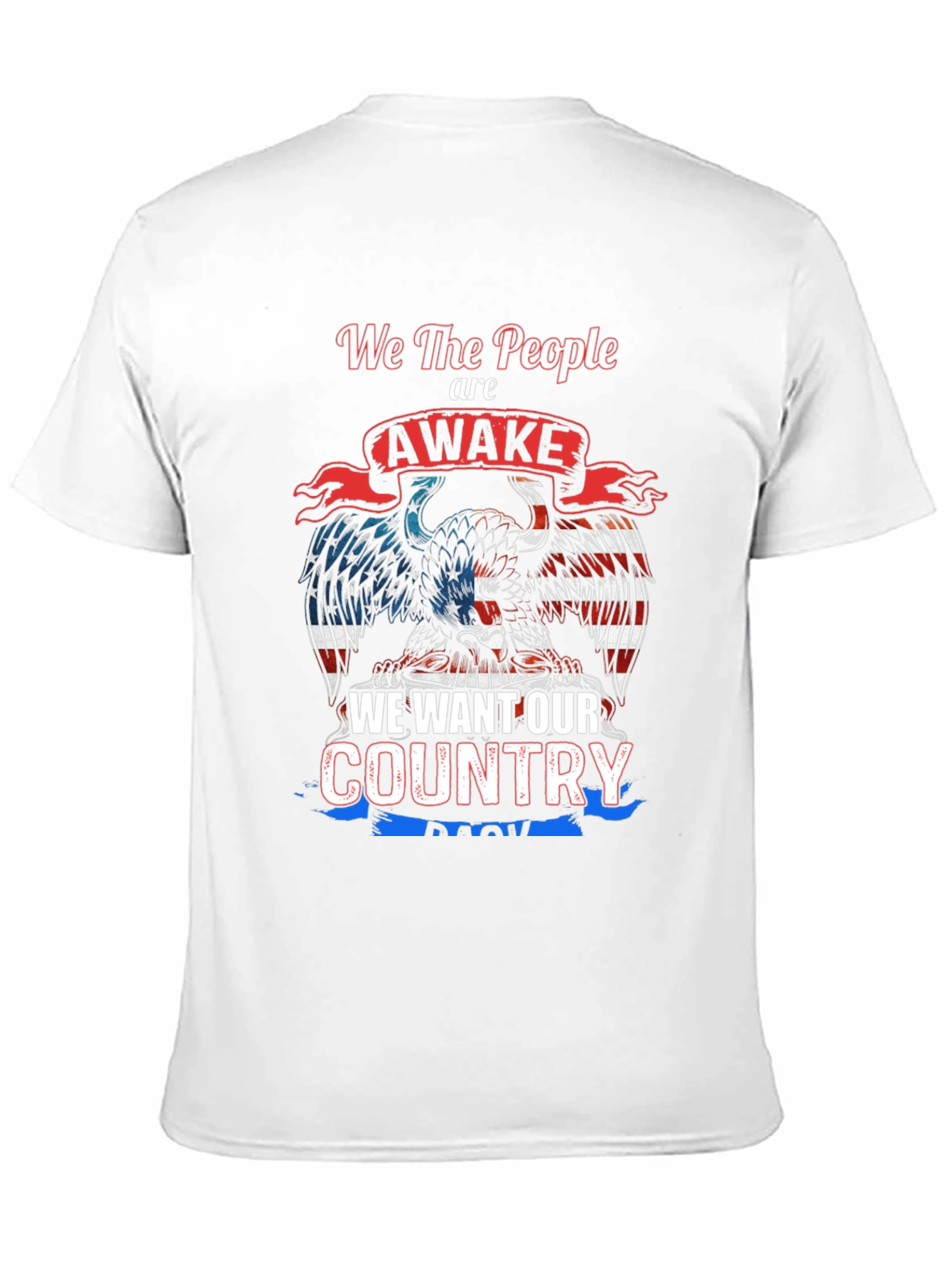 Patriotic Eagle T-Shirt - We The People Are Awake