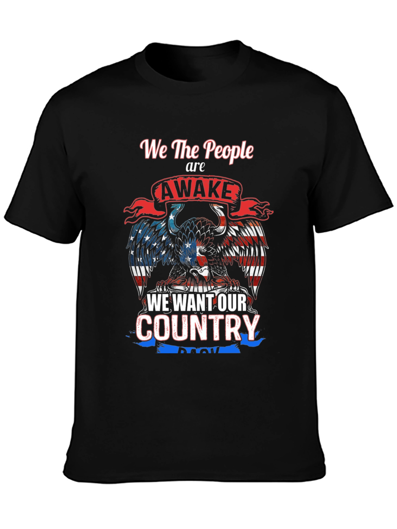 Patriotic Eagle T-Shirt - We The People Are Awake