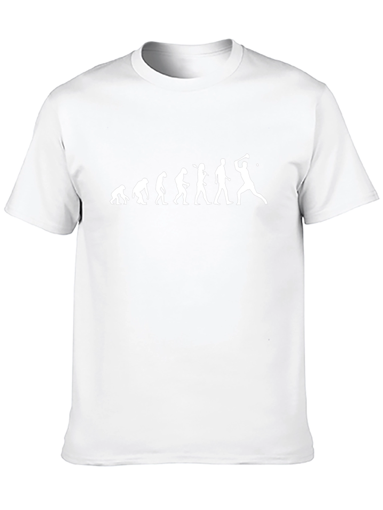 Evolution of Man Golf T-Shirt - Black