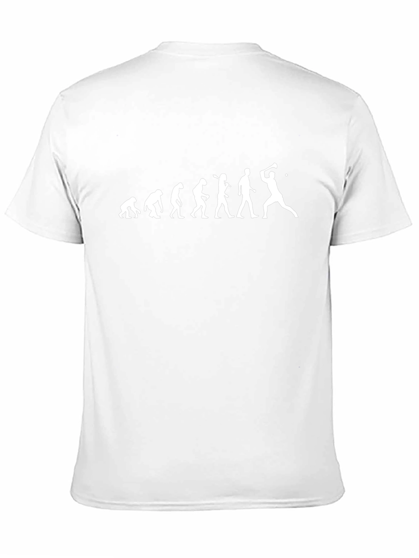 Evolution of Man Golf T-Shirt - Black