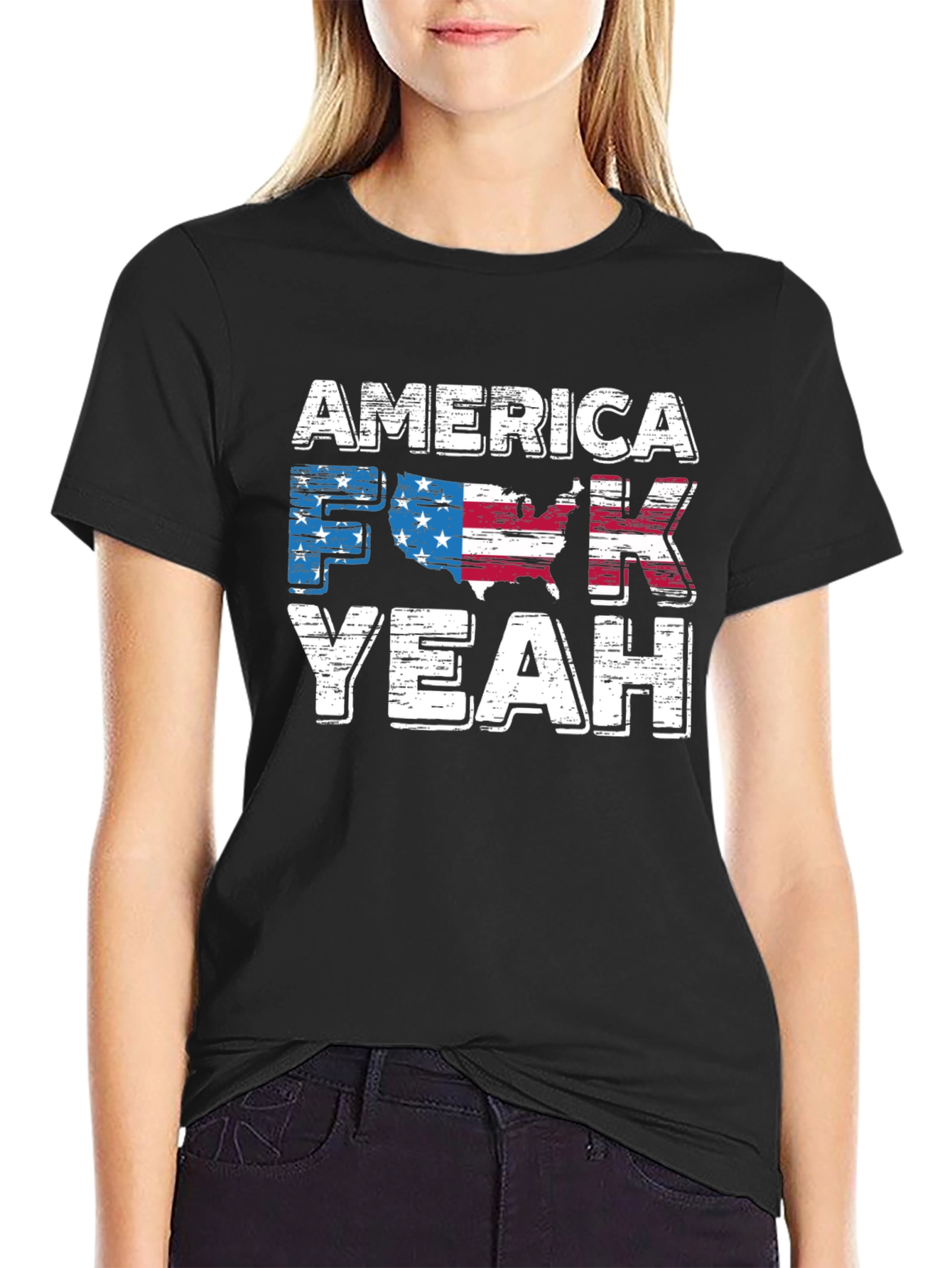 America F Yeah T-Shirt Patriotic USA Pride