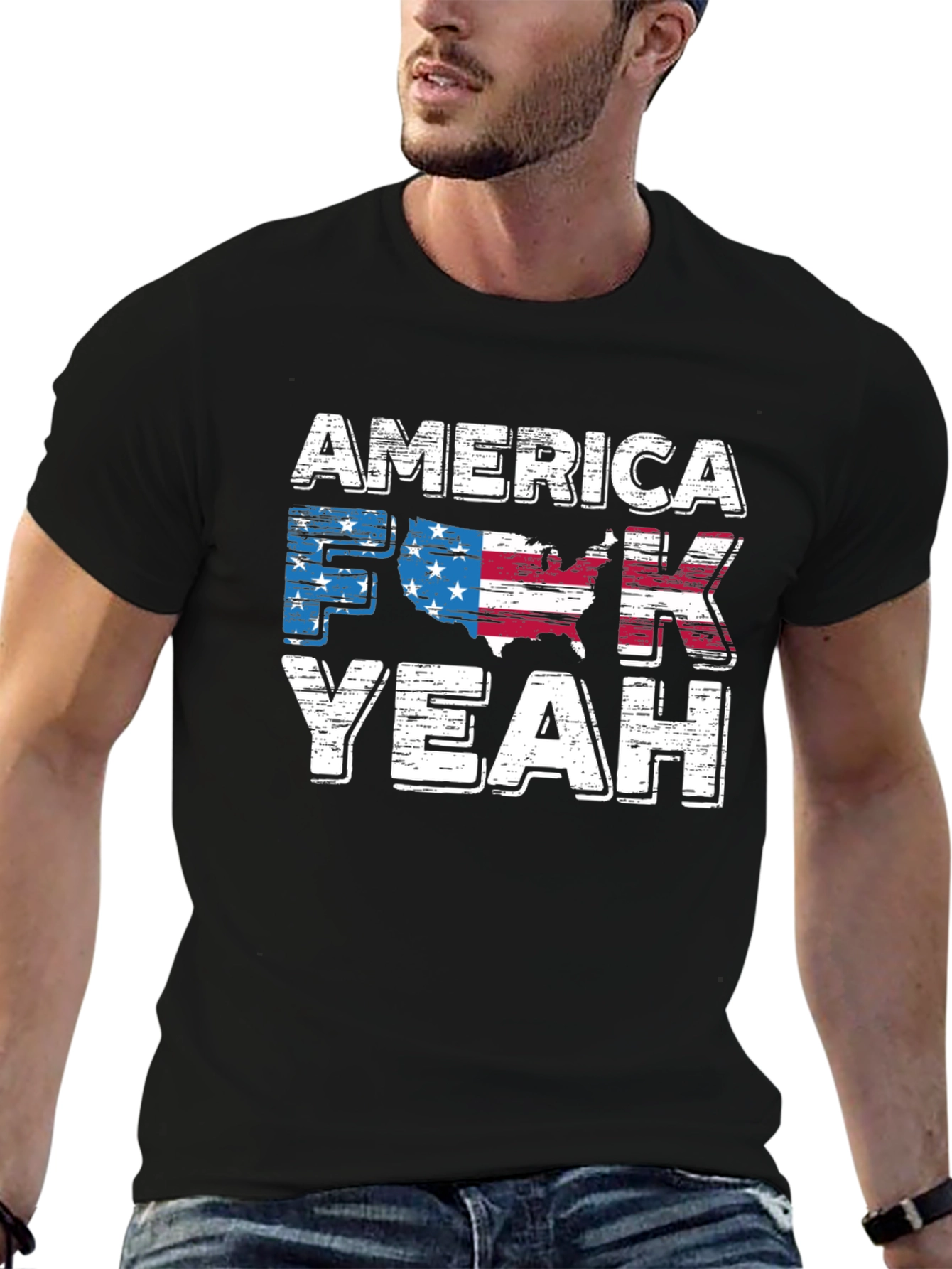 America F Yeah T-Shirt Patriotic USA Pride