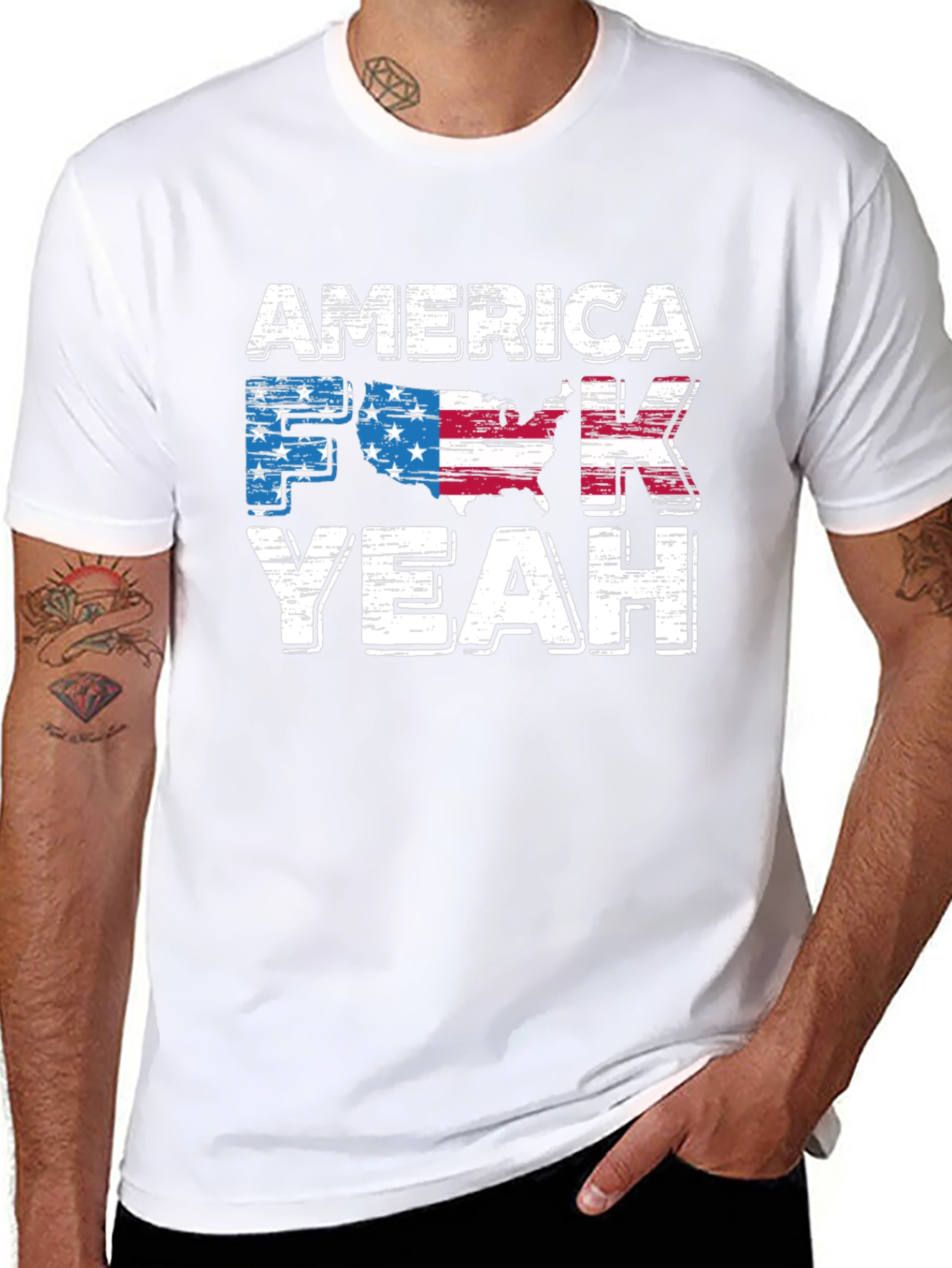 America F Yeah T-Shirt Patriotic USA Pride
