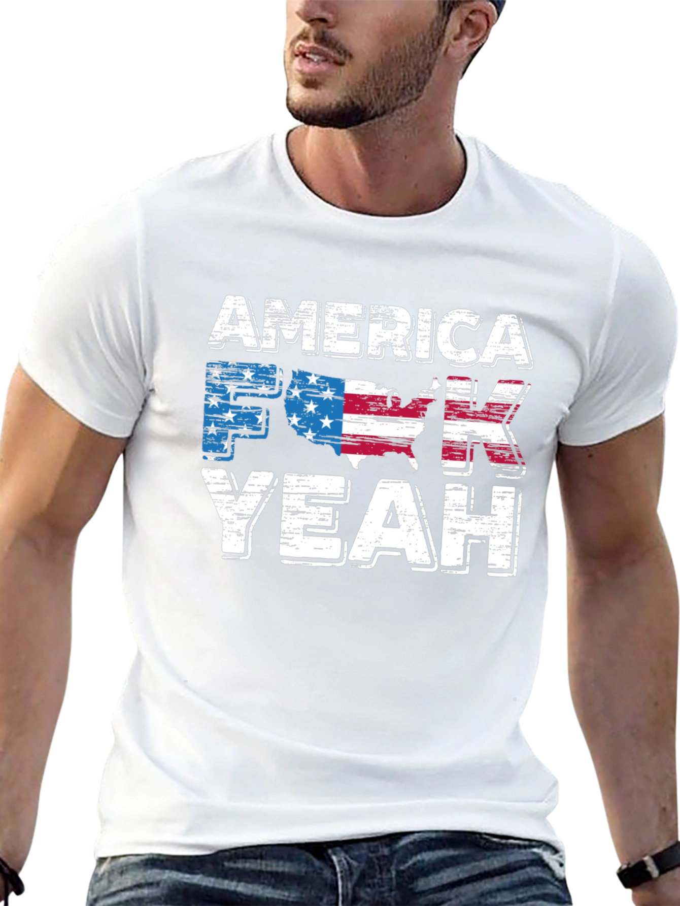 America F Yeah T-Shirt Patriotic USA Pride