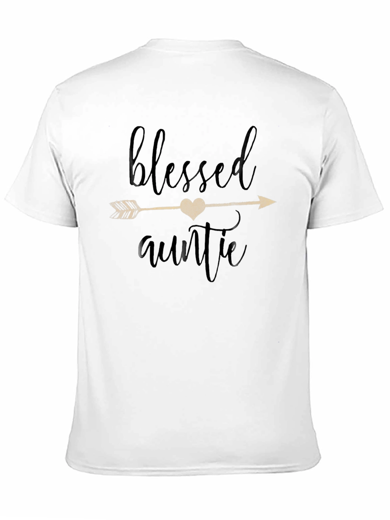 Blessed Auntie Graphic Tee - Soft Cotton Comfort