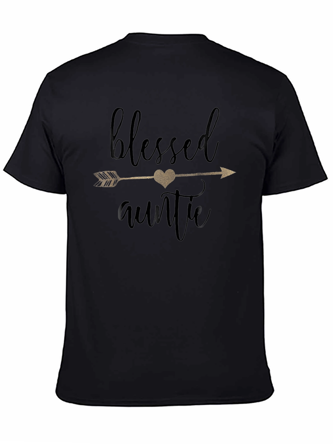Blessed Auntie Graphic Tee - Soft Cotton Comfort