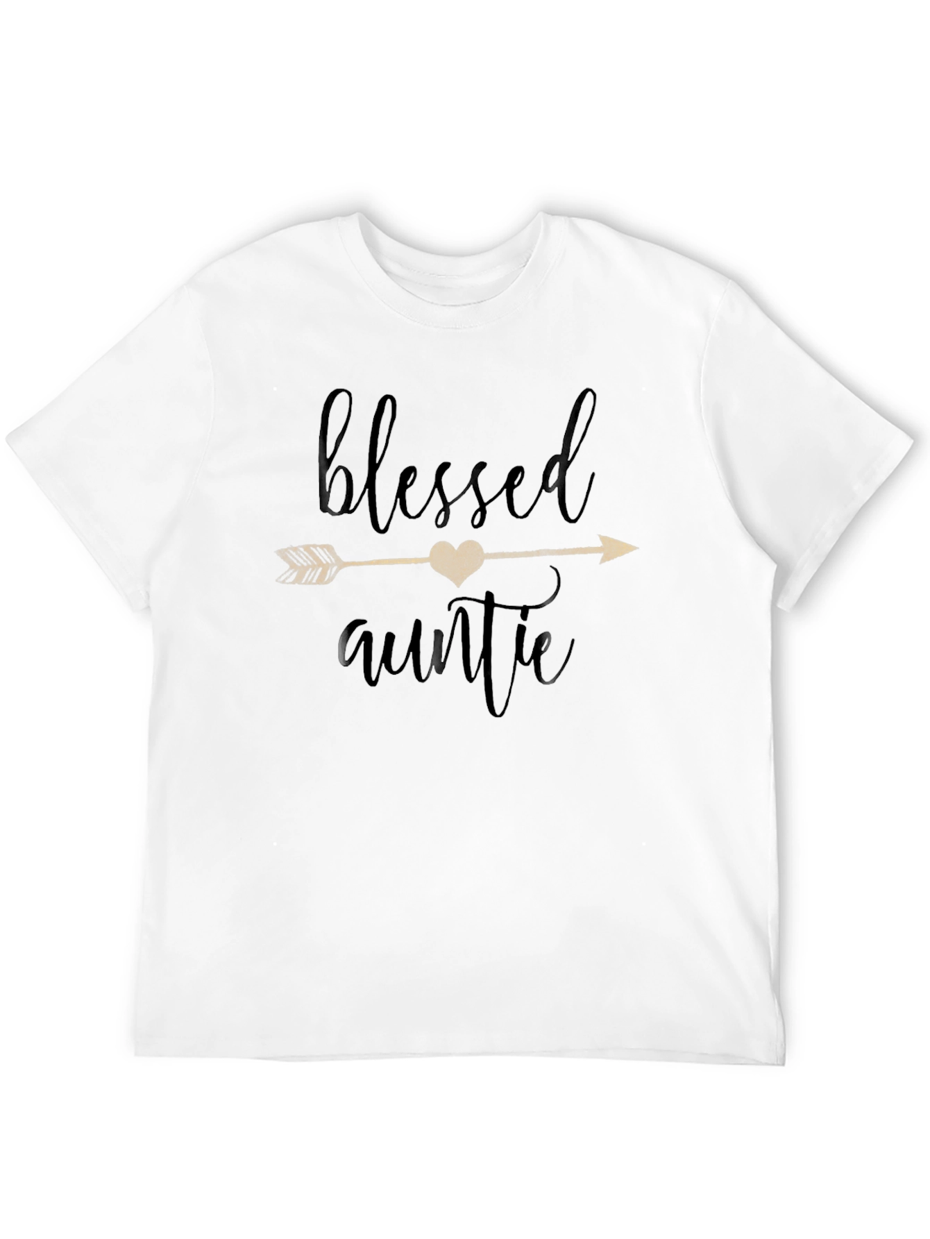 Blessed Auntie Graphic Tee - Soft Cotton Comfort