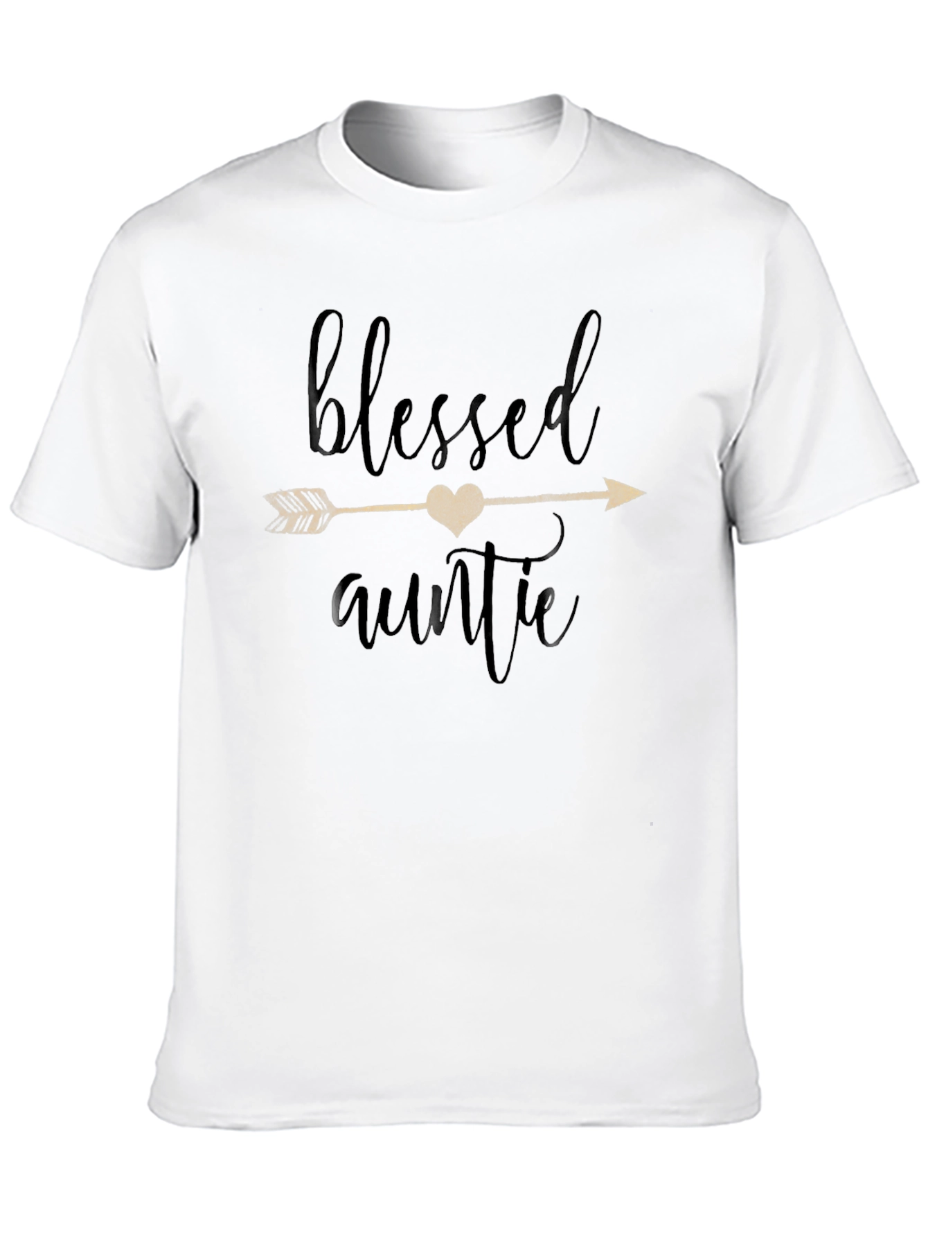 Blessed Auntie Graphic Tee - Soft Cotton Comfort
