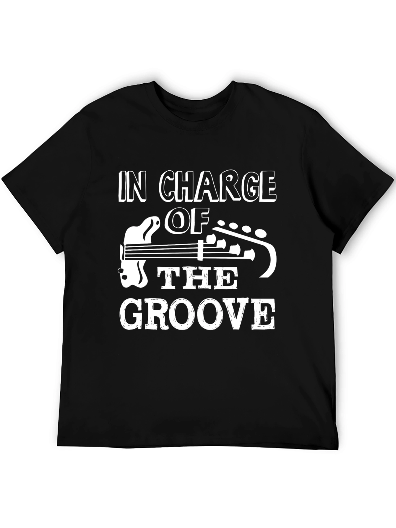 In Charge Of The Groove Black T-Shirt