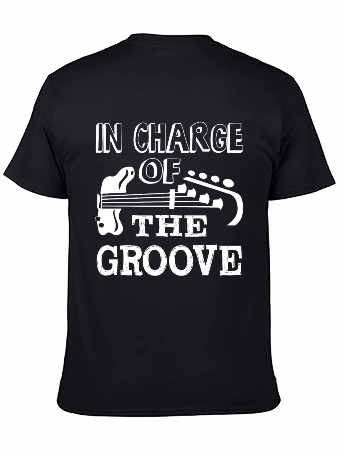 In Charge Of The Groove Black T-Shirt