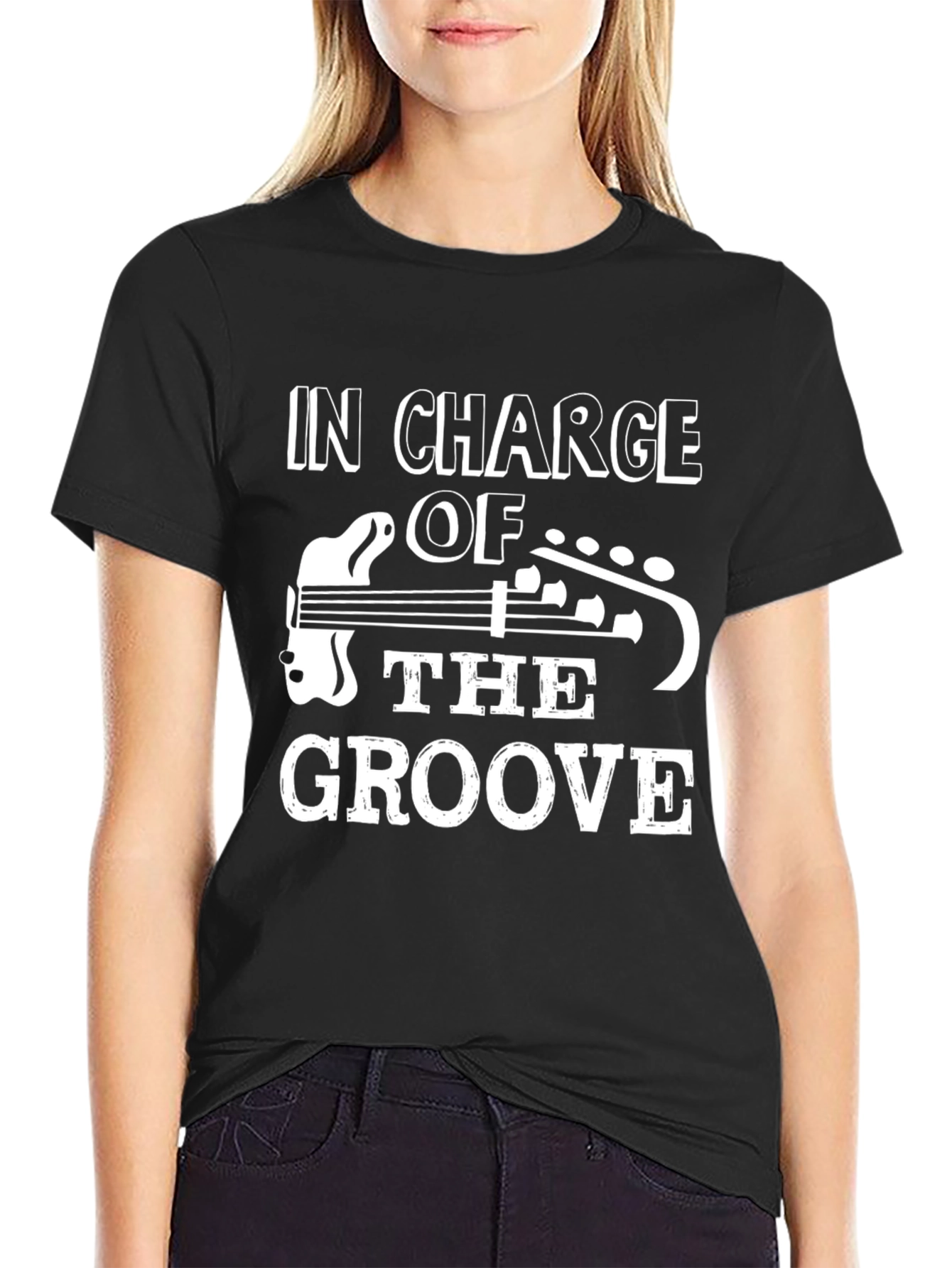 In Charge Of The Groove Black T-Shirt