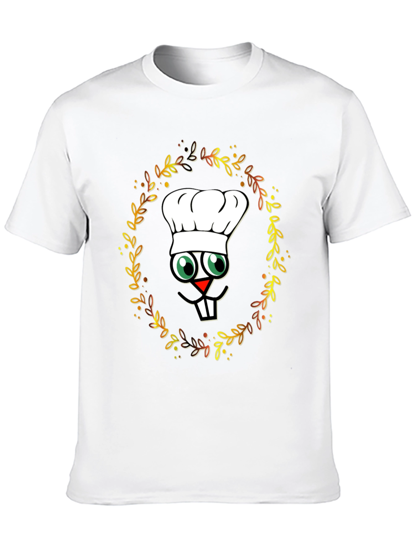 Chef Turkey T-Shirt - Thanksgiving Cartoon