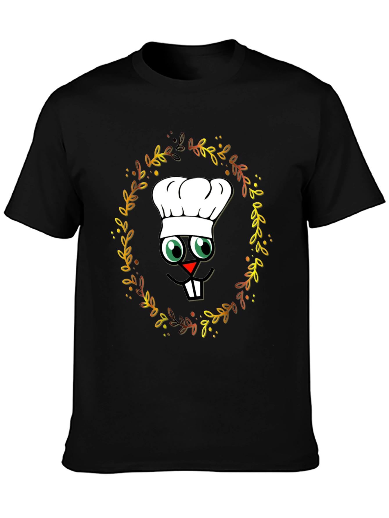 Chef Turkey T-Shirt - Thanksgiving Cartoon