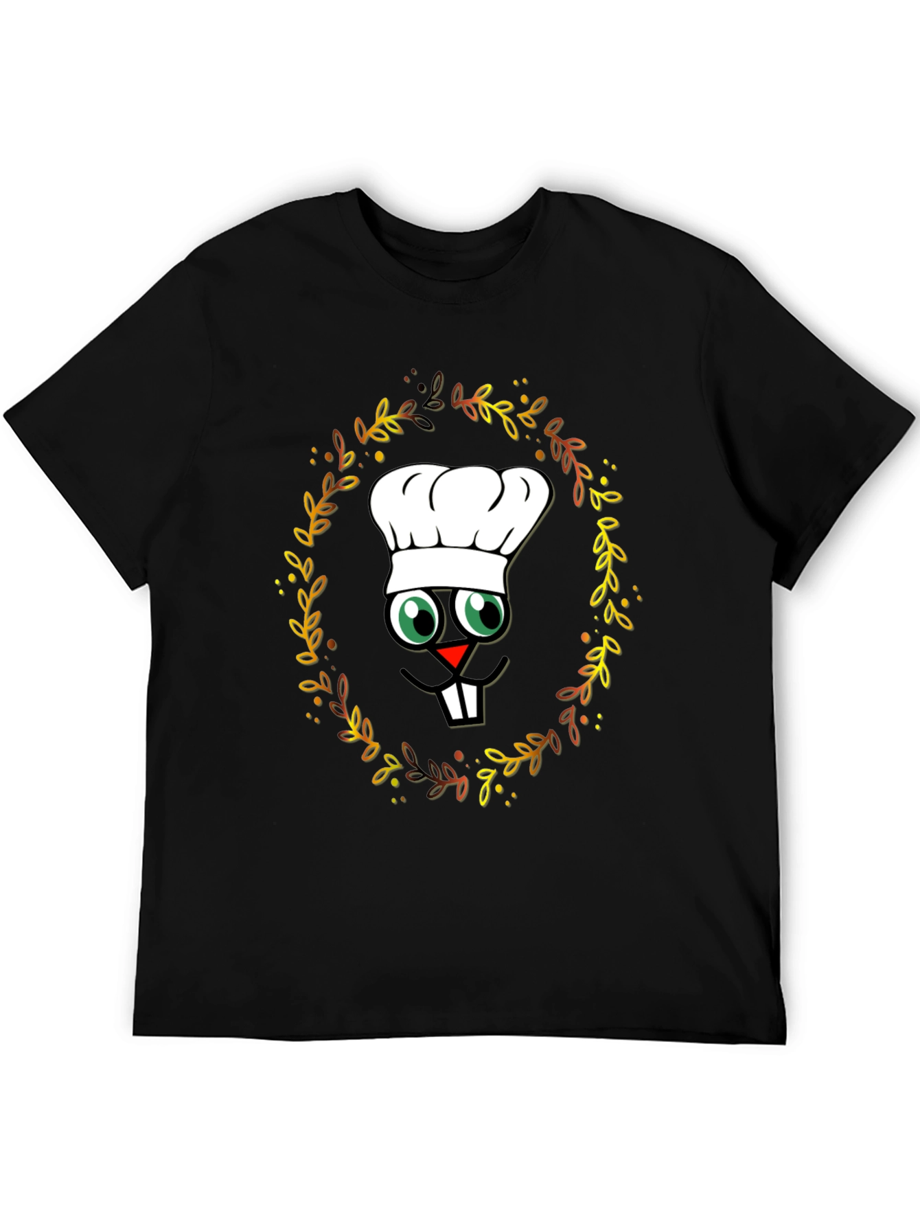 Chef Turkey T-Shirt - Thanksgiving Cartoon