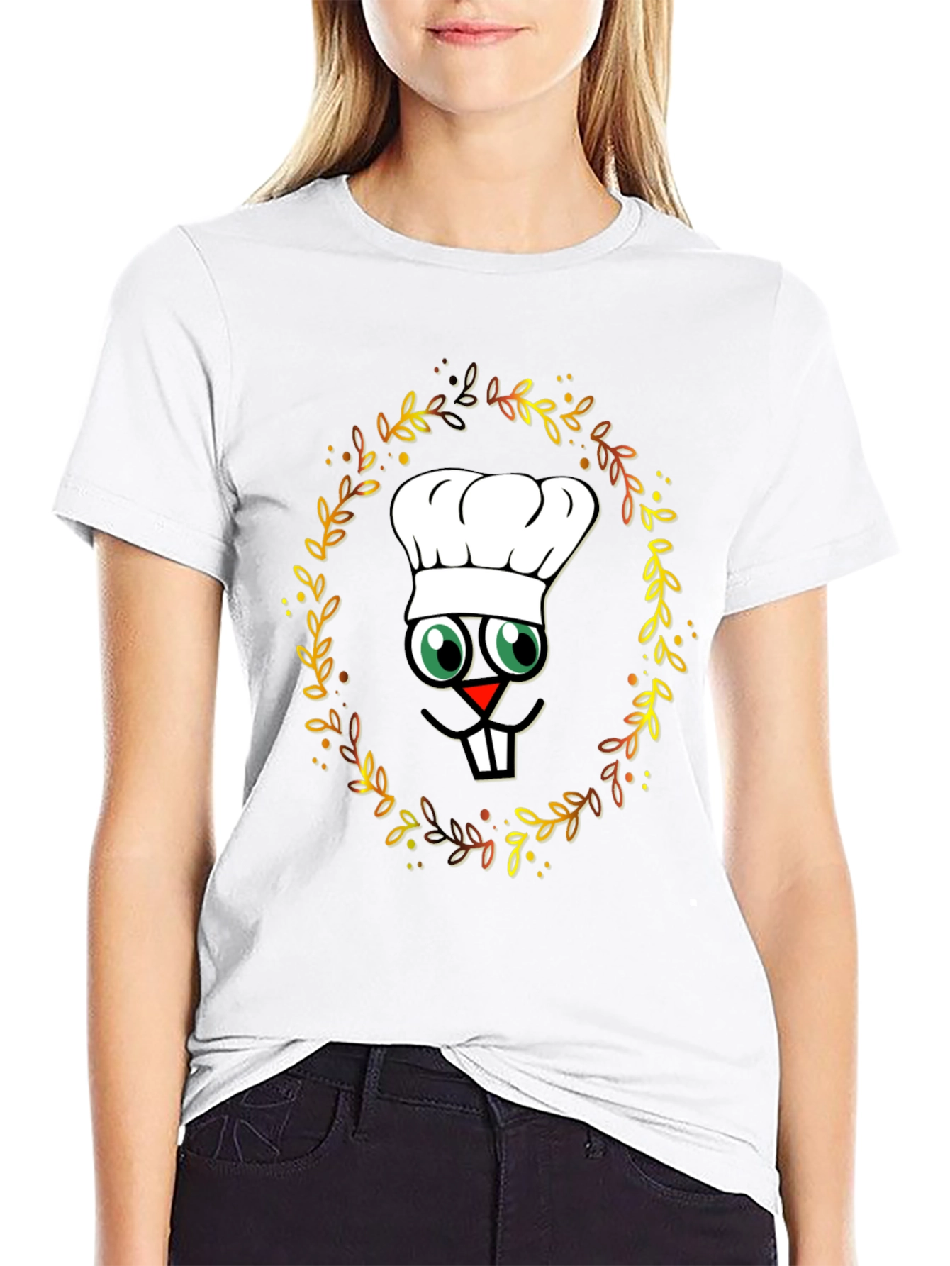 Chef Turkey T-Shirt - Thanksgiving Cartoon