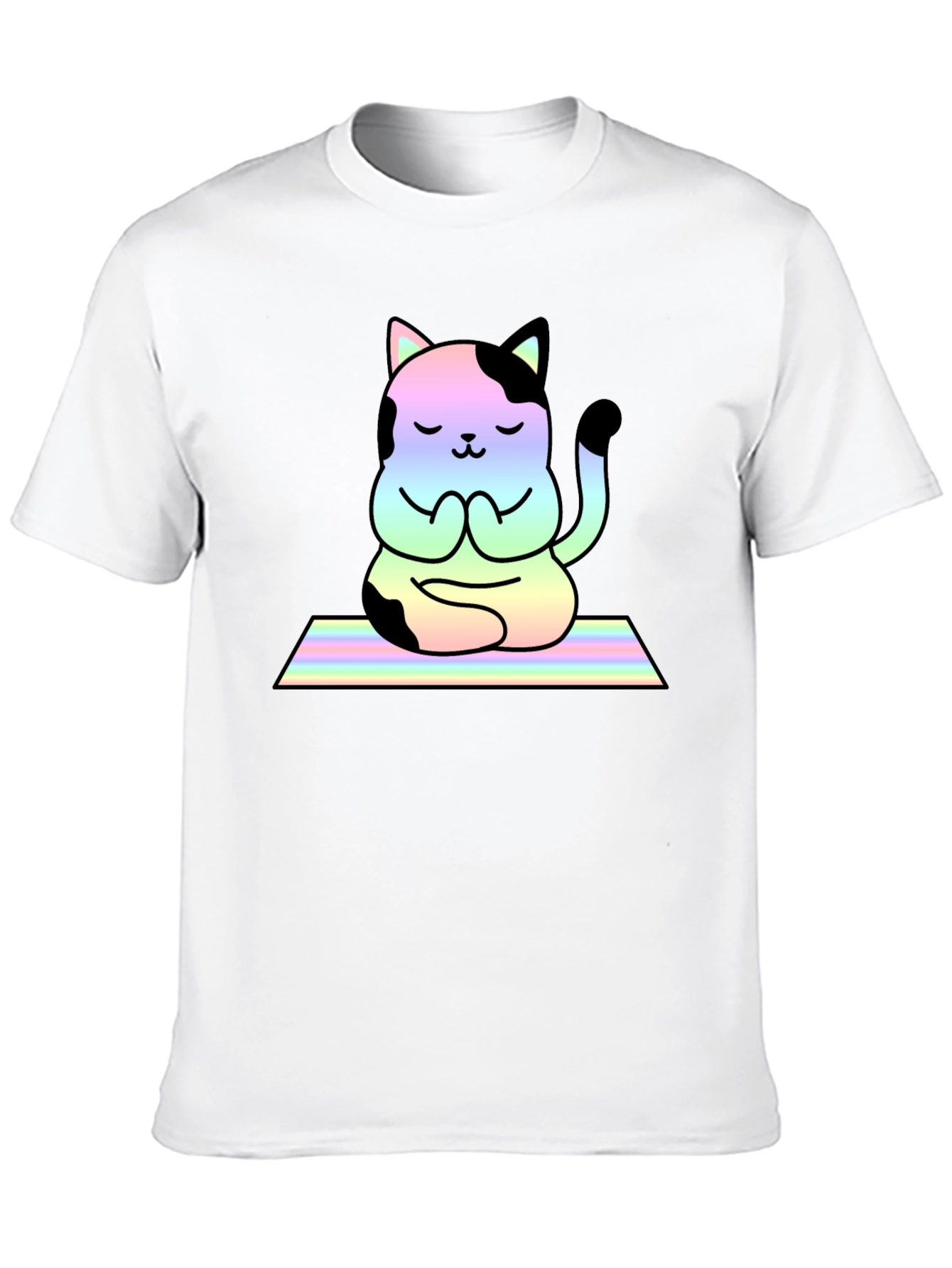 Yoga Cat T-Shirt - Meditating Feline Tee