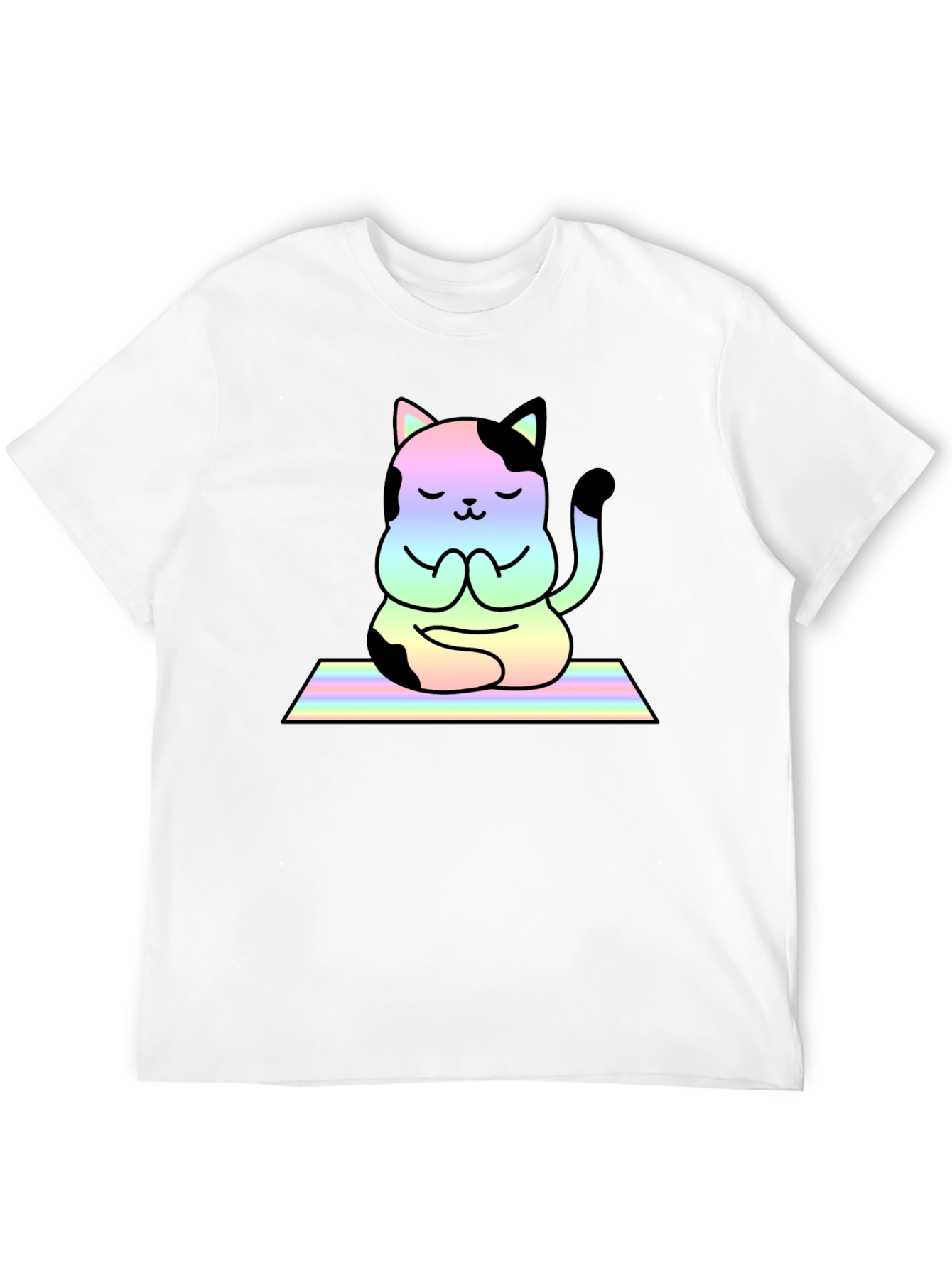 Yoga Cat T-Shirt - Meditating Feline Tee