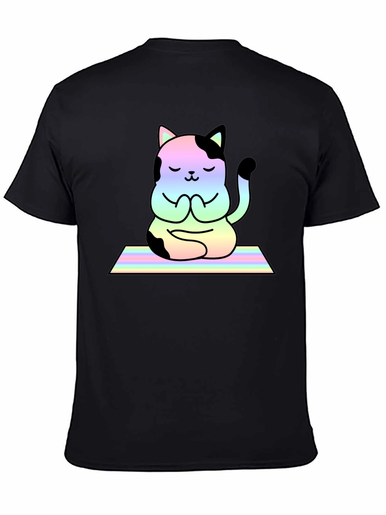 Yoga Cat T-Shirt - Meditating Feline Tee
