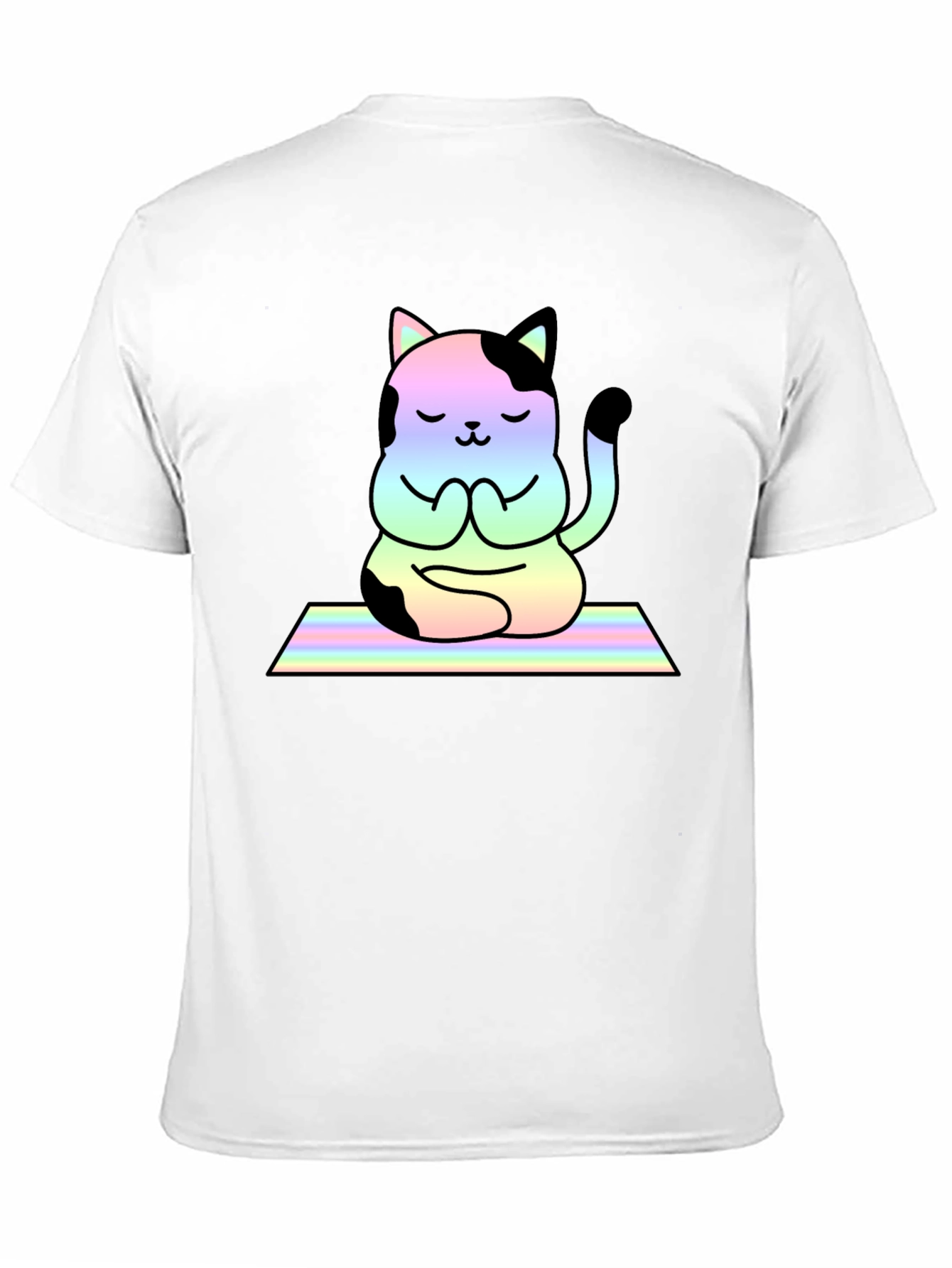 Yoga Cat T-Shirt - Meditating Feline Tee