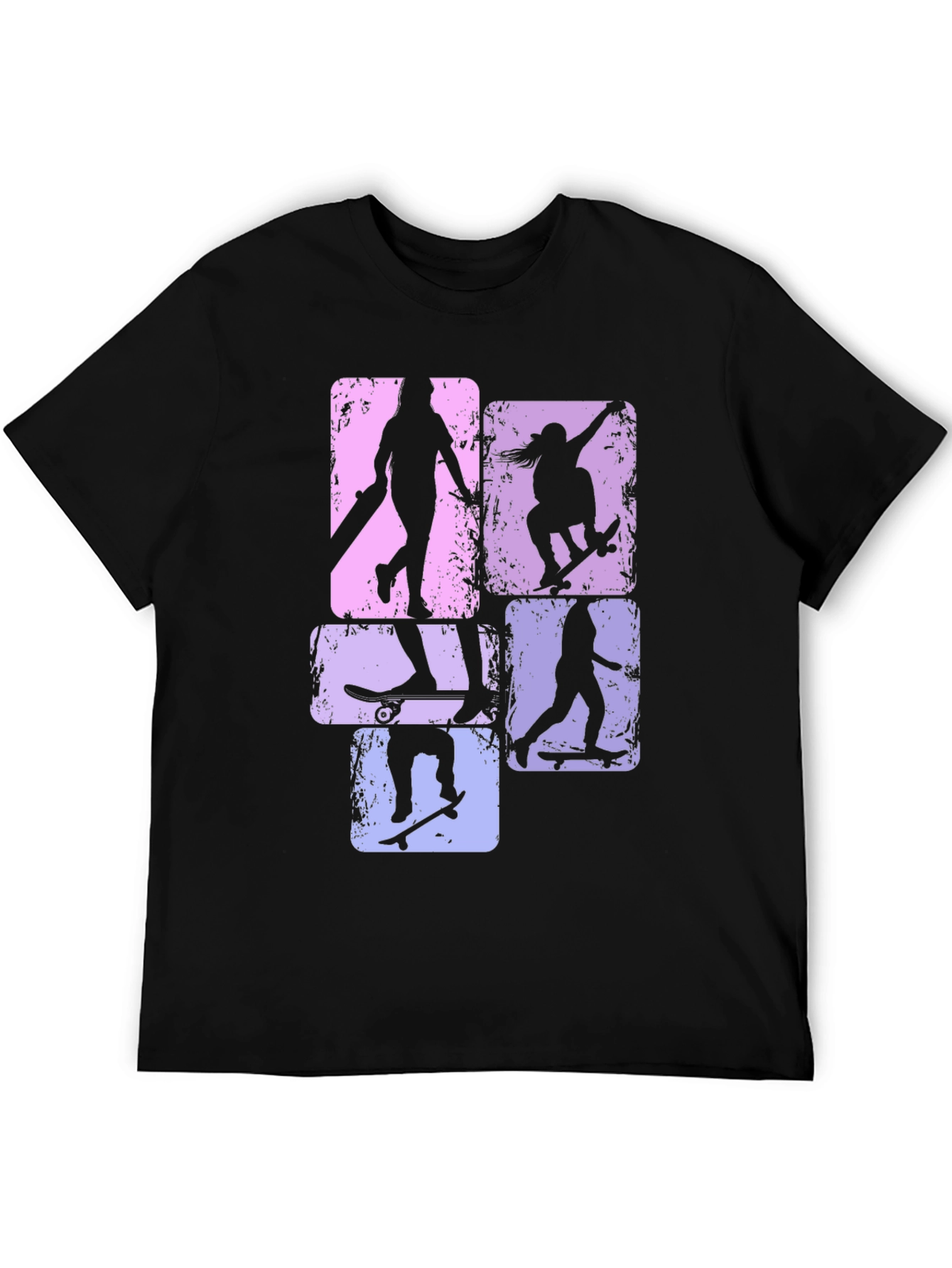 Skateboarder Silhouette Graphic Tee