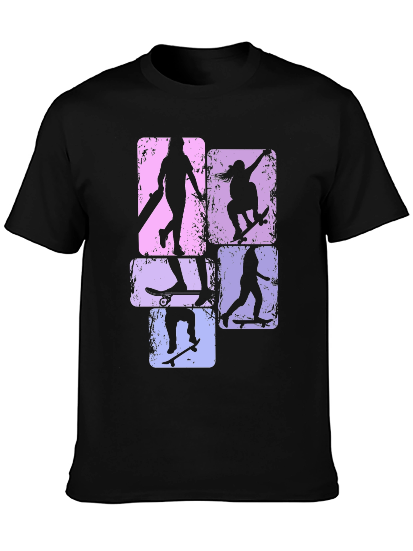 Skateboarder Silhouette Graphic Tee