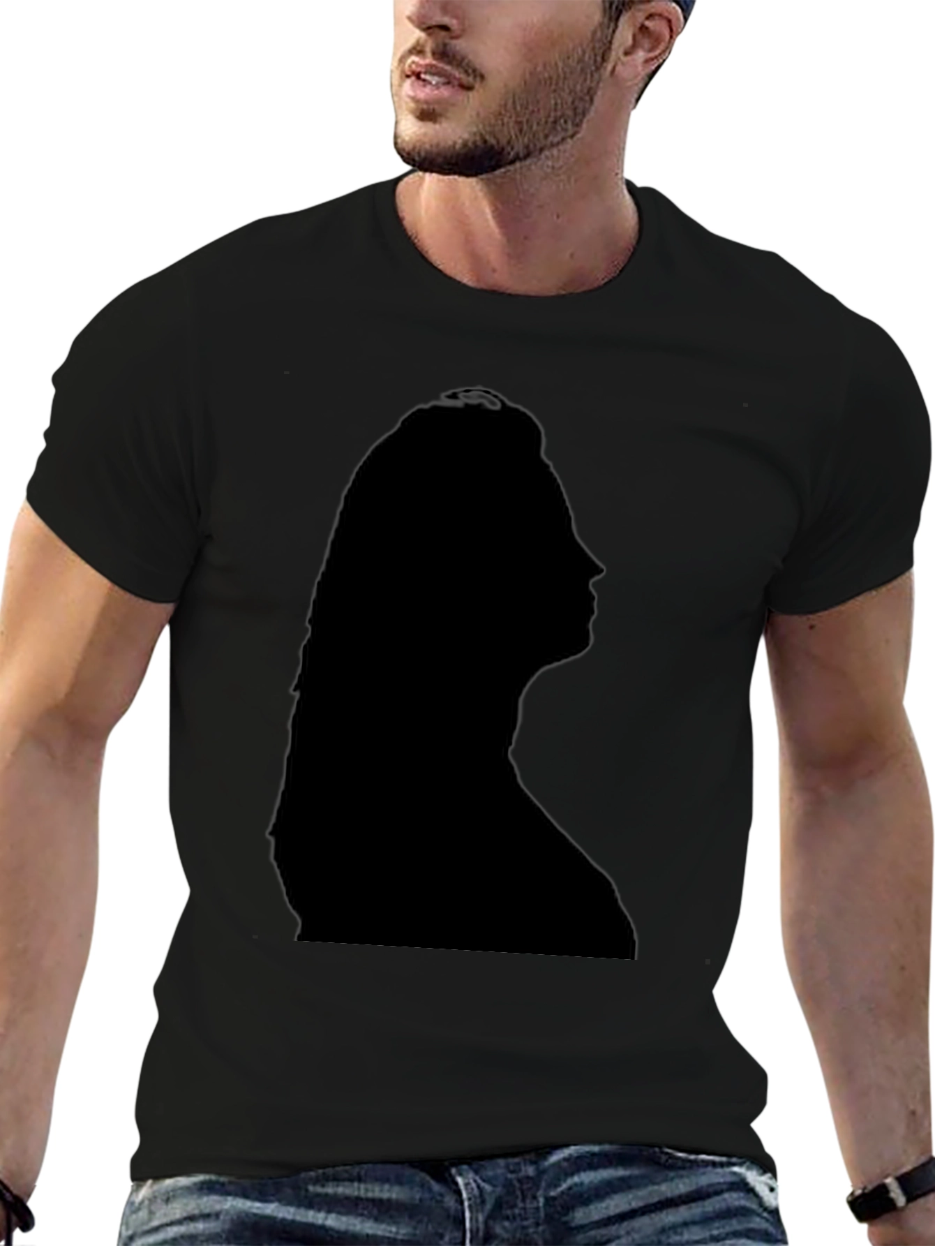 Silhouette Graphic Tee - Black