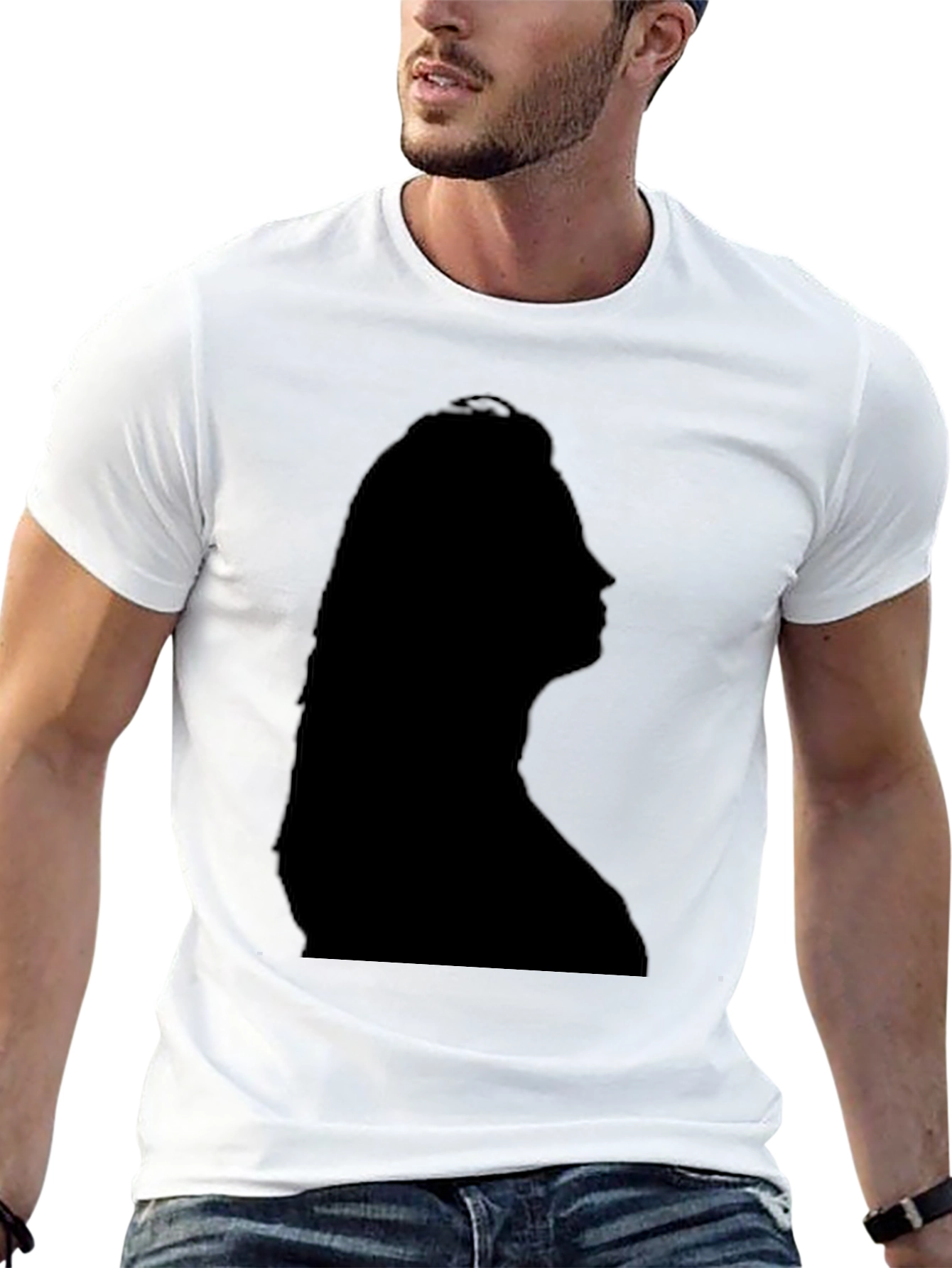 Silhouette Graphic Tee - Black