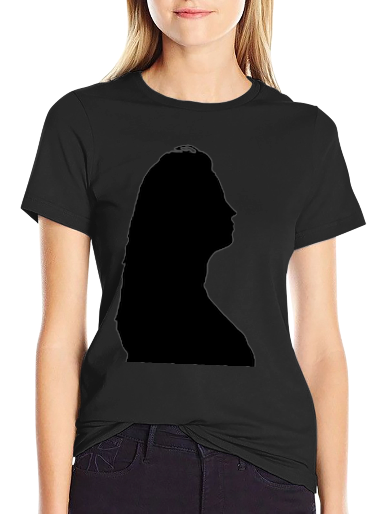 Silhouette Graphic Tee - Black