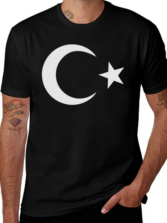 Turkish Flag T-Shirt - Crescent & Star Graphic Tee