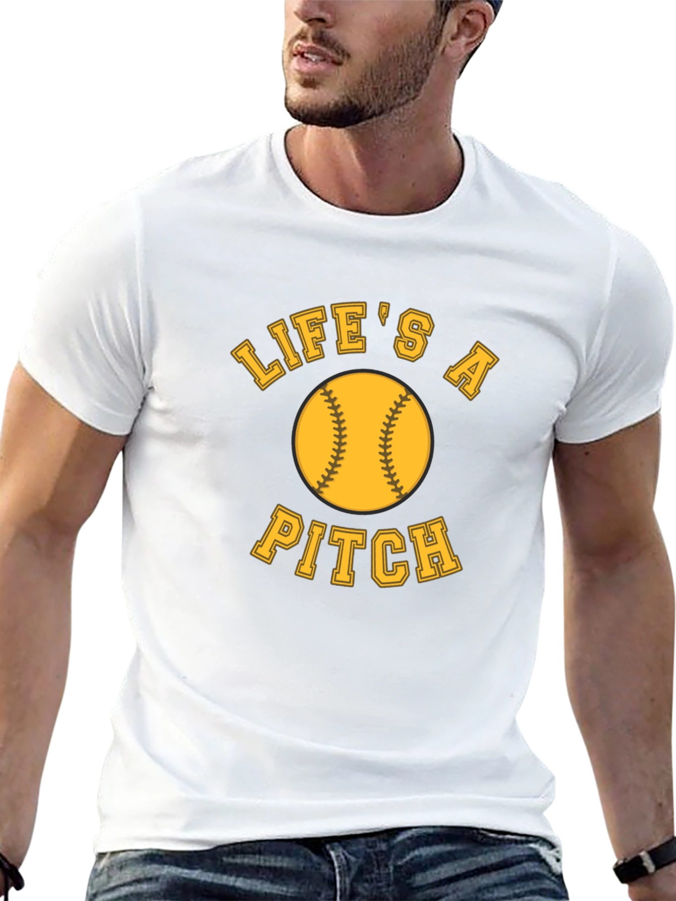 Lifes A Pitch Softball T-Shirt