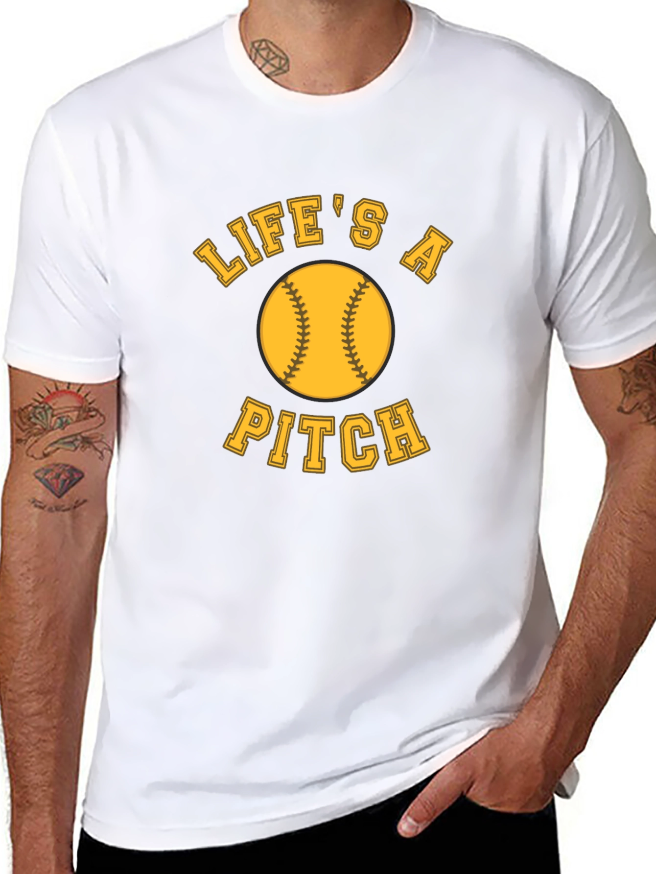 Lifes A Pitch Softball T-Shirt