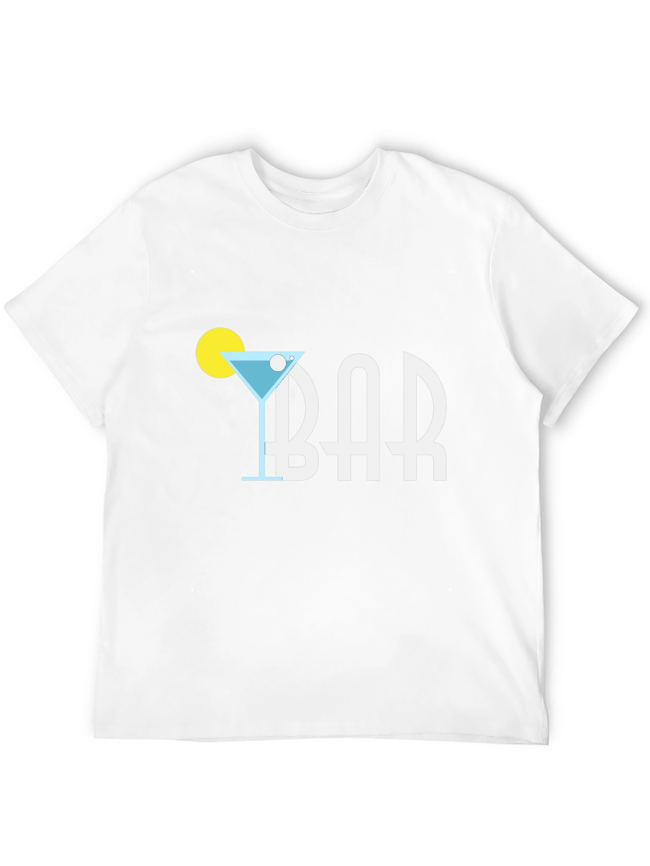 Martini Bar T-Shirt - Modern Graphic Tee